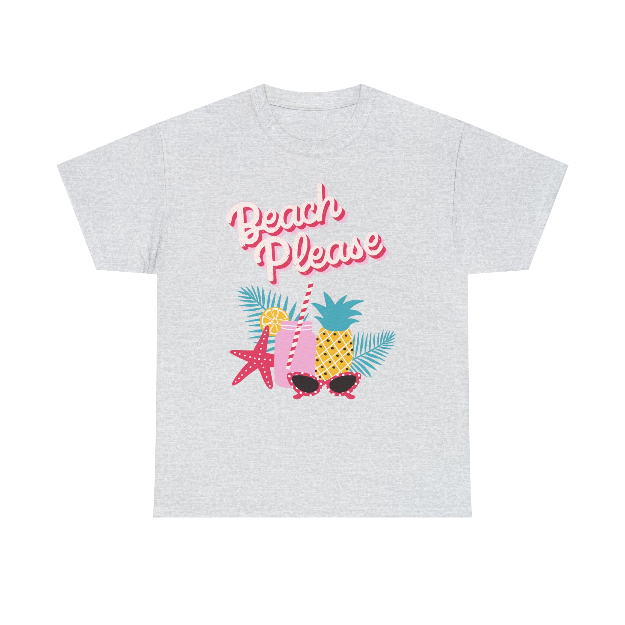 Beach Please Unisex Heavy Cotton Tee