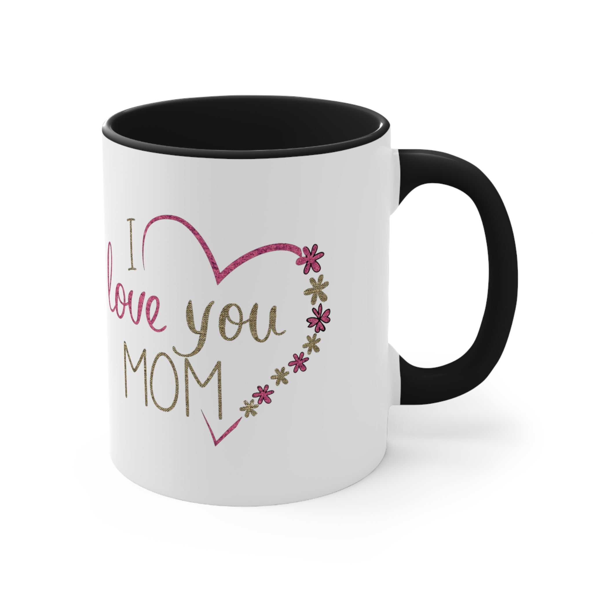 Mom, Happy Mother's Day Accent Coffee Mug, 11oz