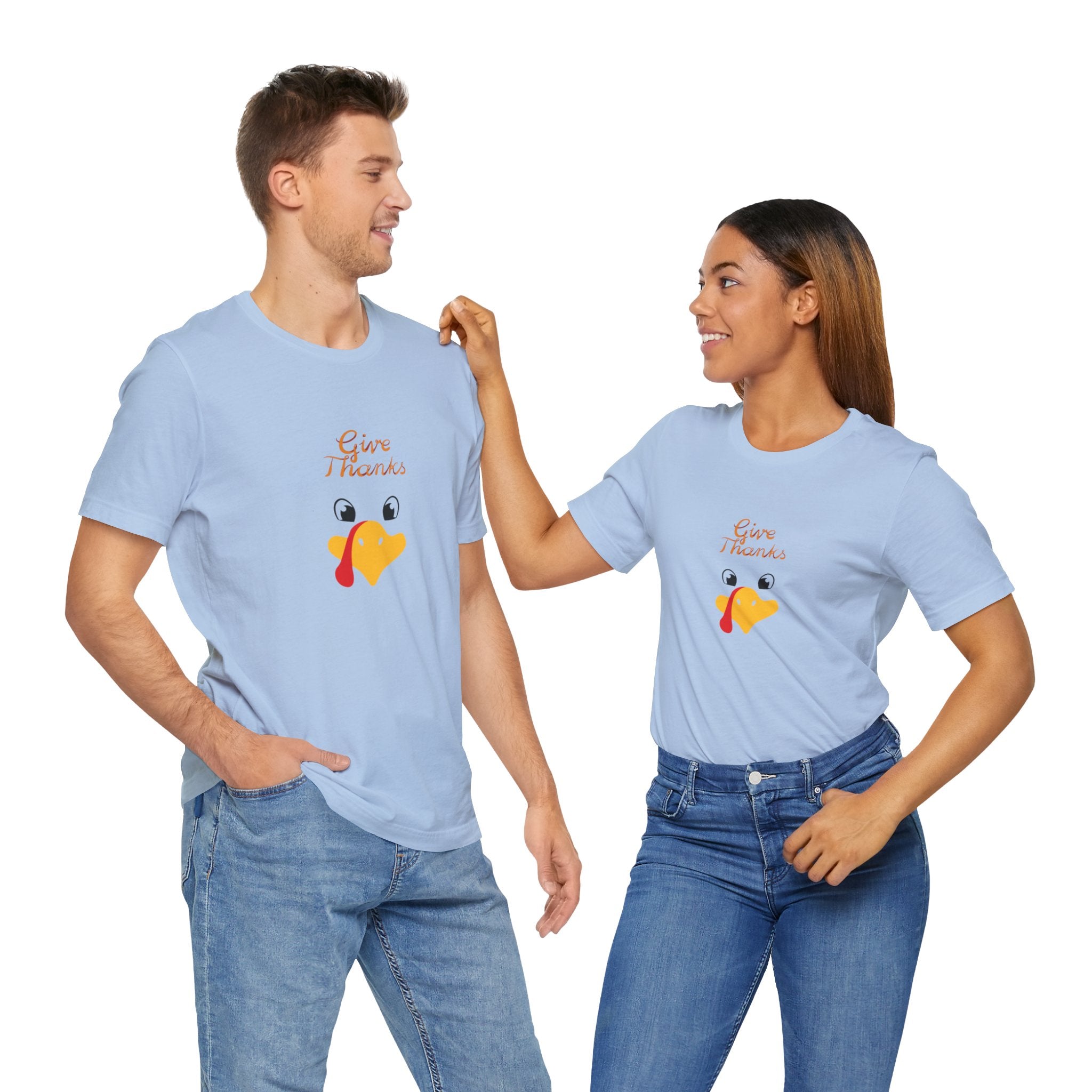 Give Thanks Unisex Jersey Short Sleeve Tee