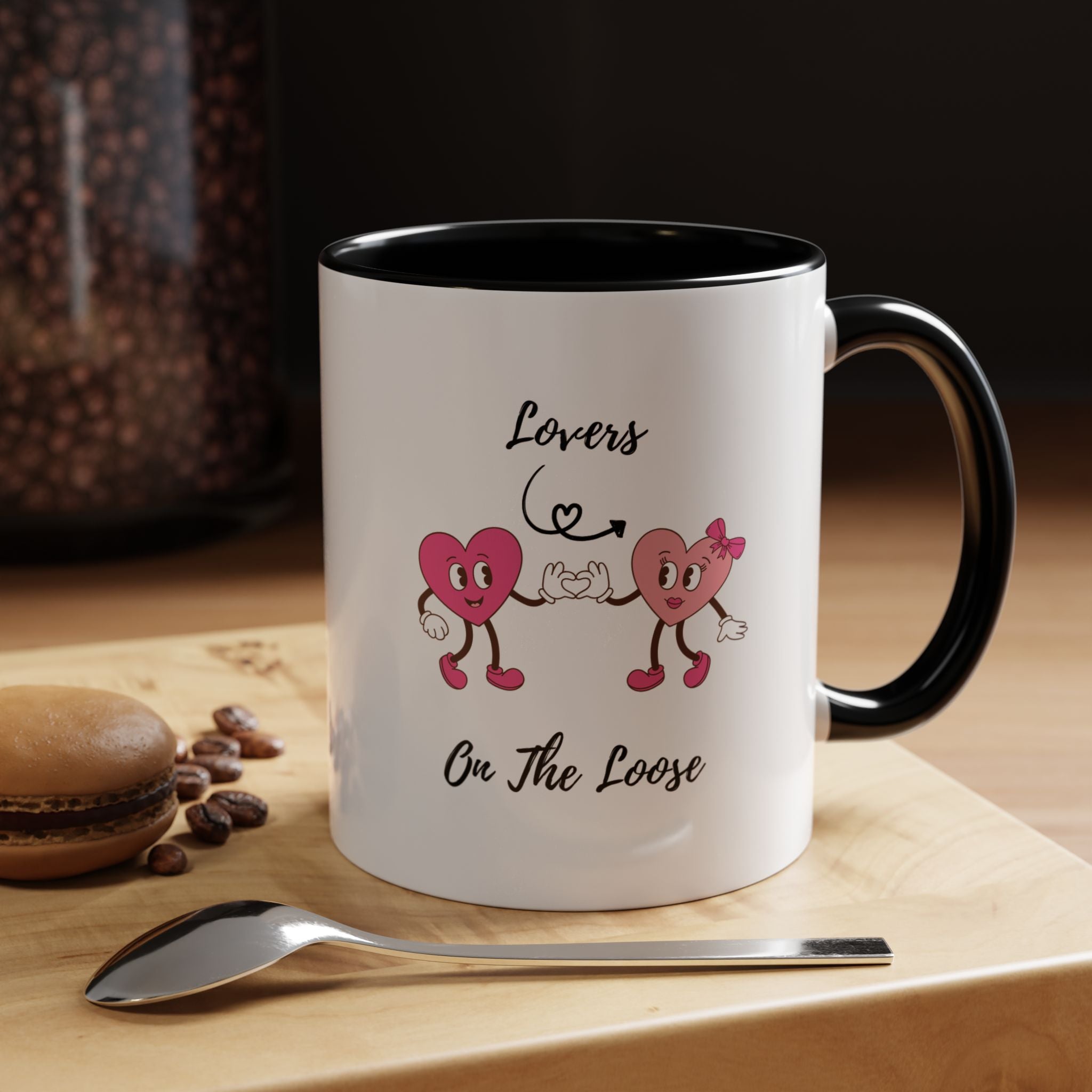 Lovers On The Loose Accent Coffee Mug (11, 15oz)