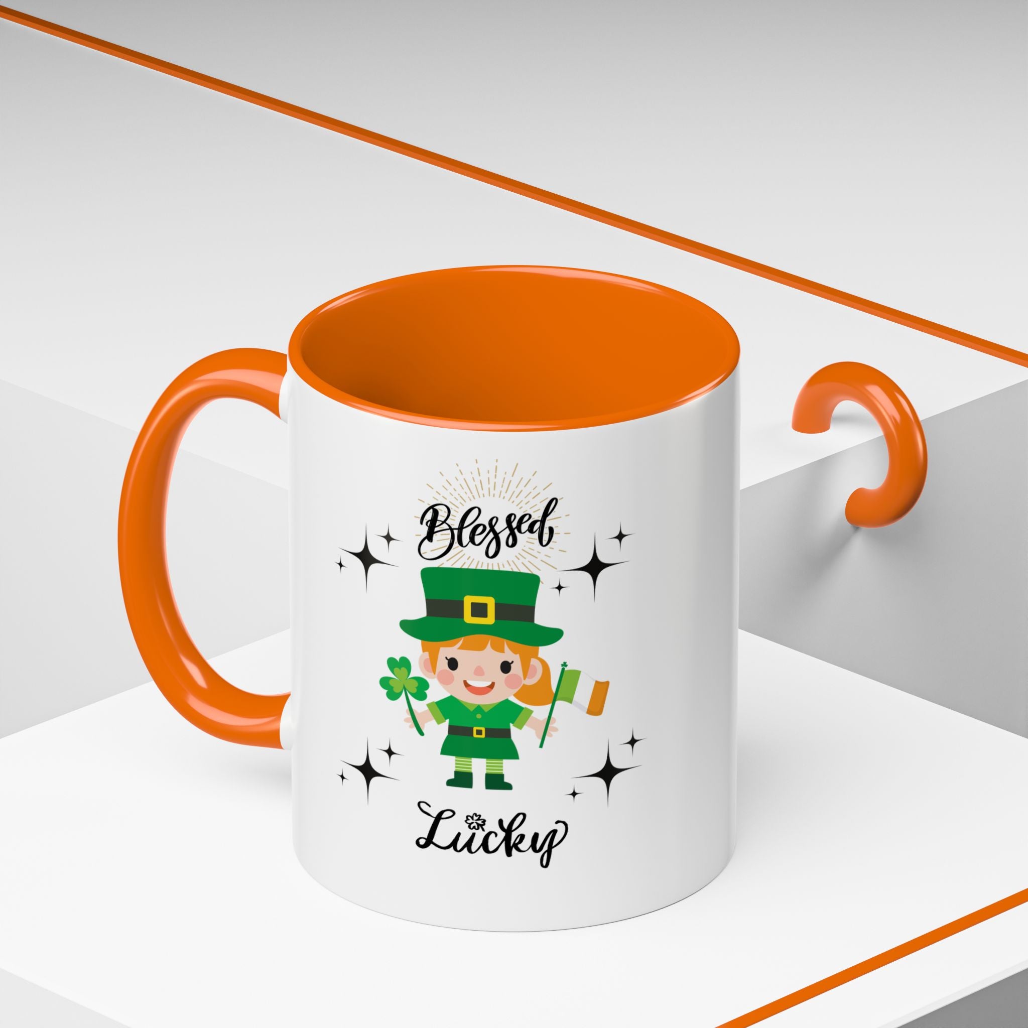 Blessed & Lucky St. Patrick's Day Coffee Mug