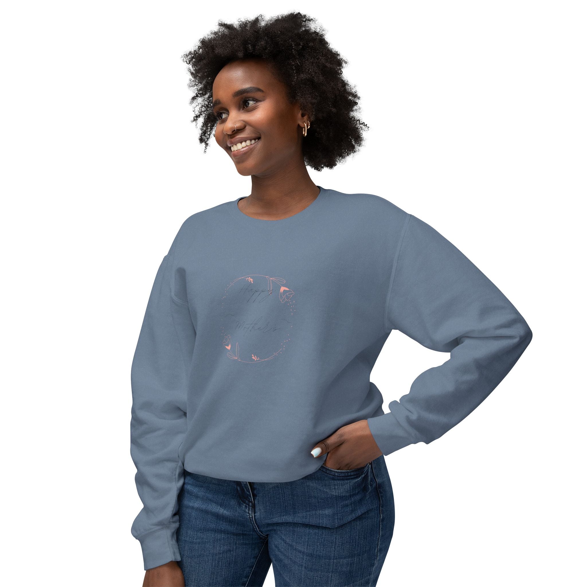 Happy Mom's Day Unisex Lightweight Crewneck Sweatshirt