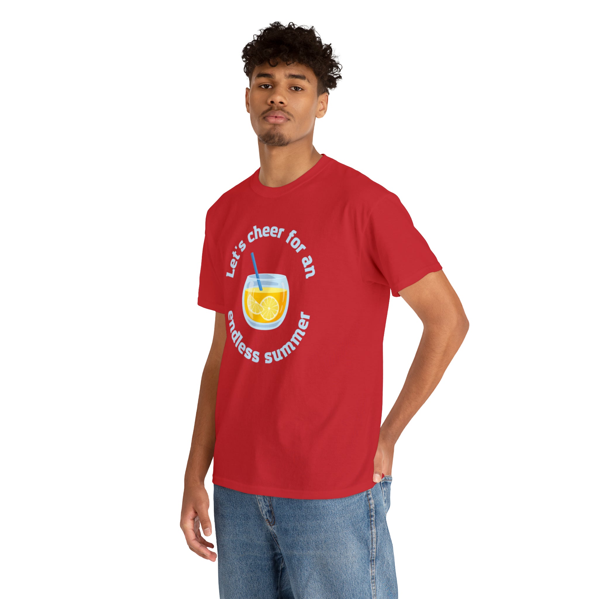 Let's Cheer For An Endless Summer Unisex Heavy Cotton Tee