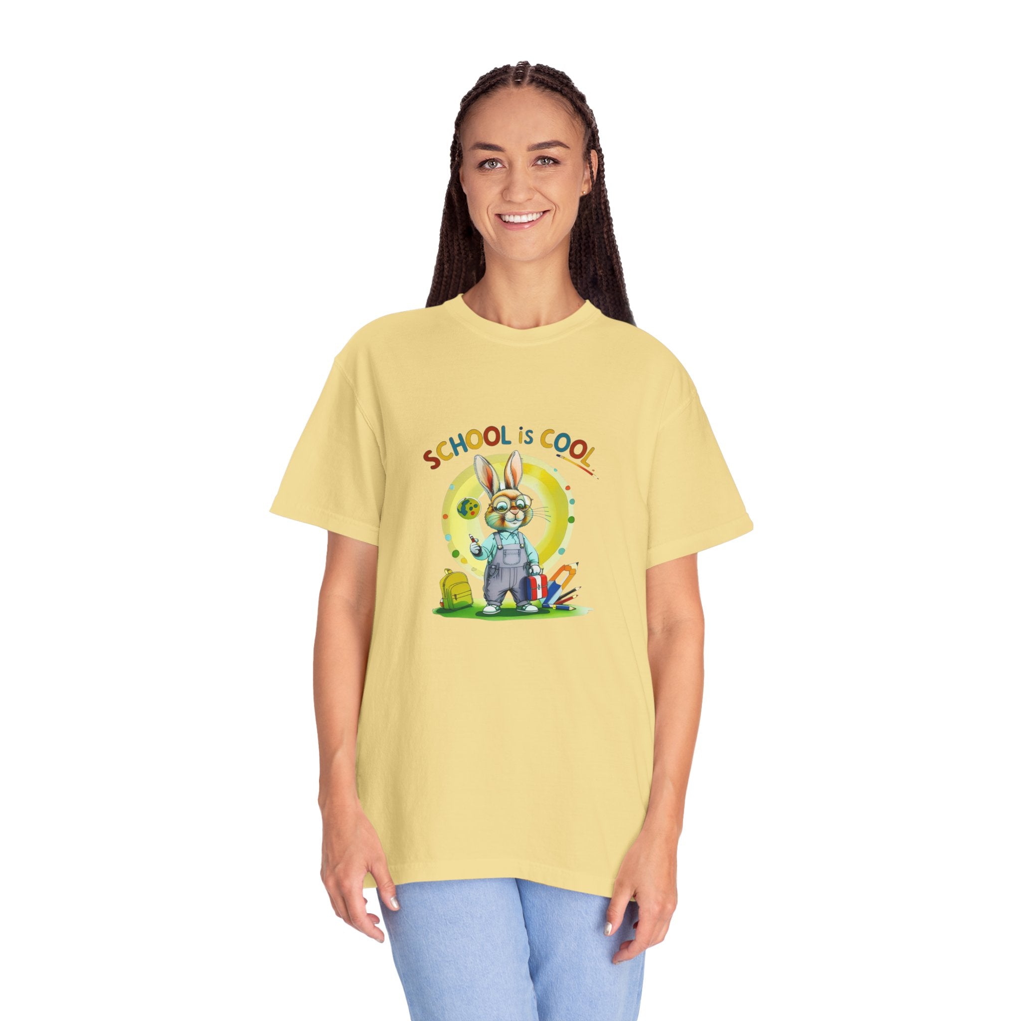 School is Cool Unisex Garment-Dyed Tee