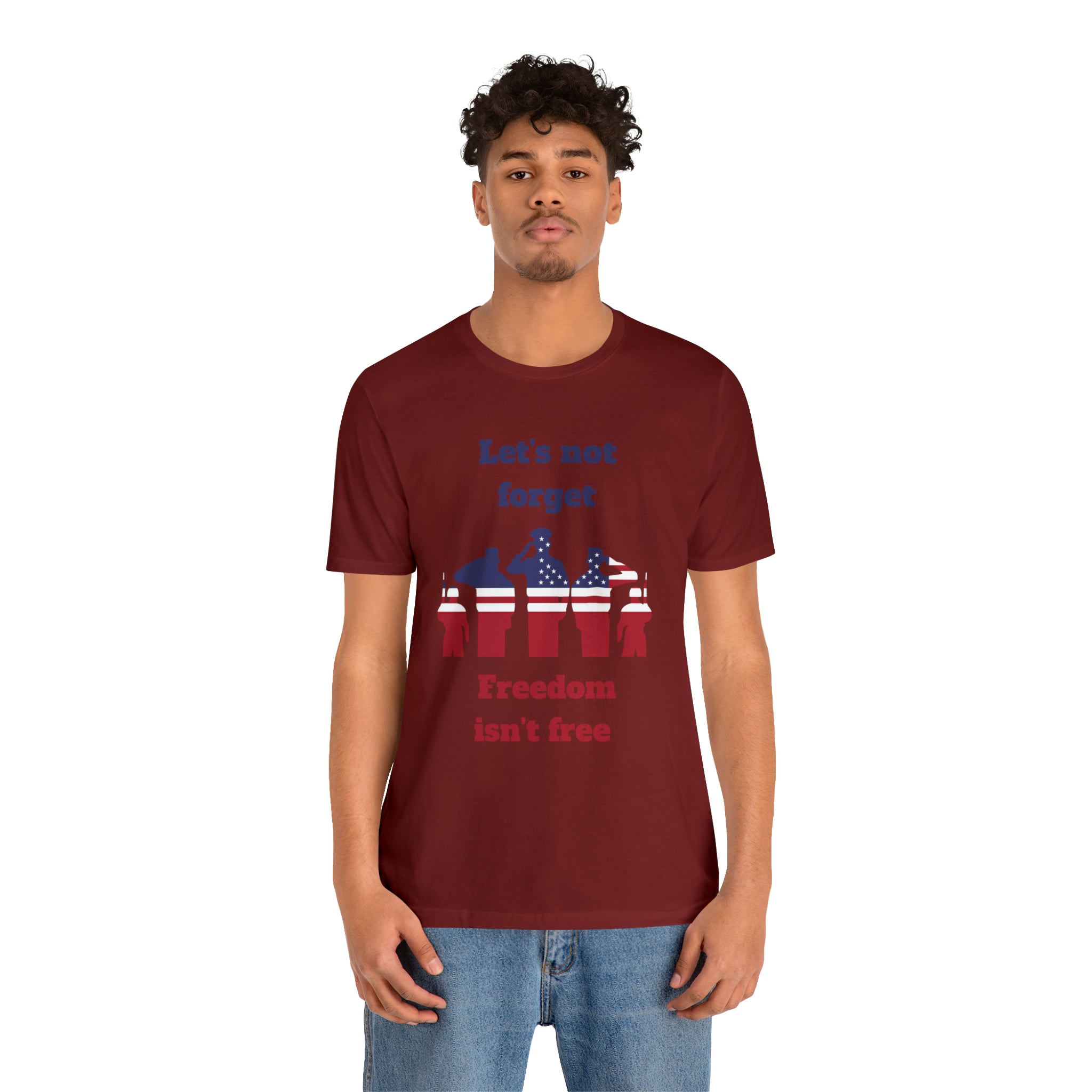 Memorial Day Freedom Is Not Free Unisex Jersey Short Sleeve Tee