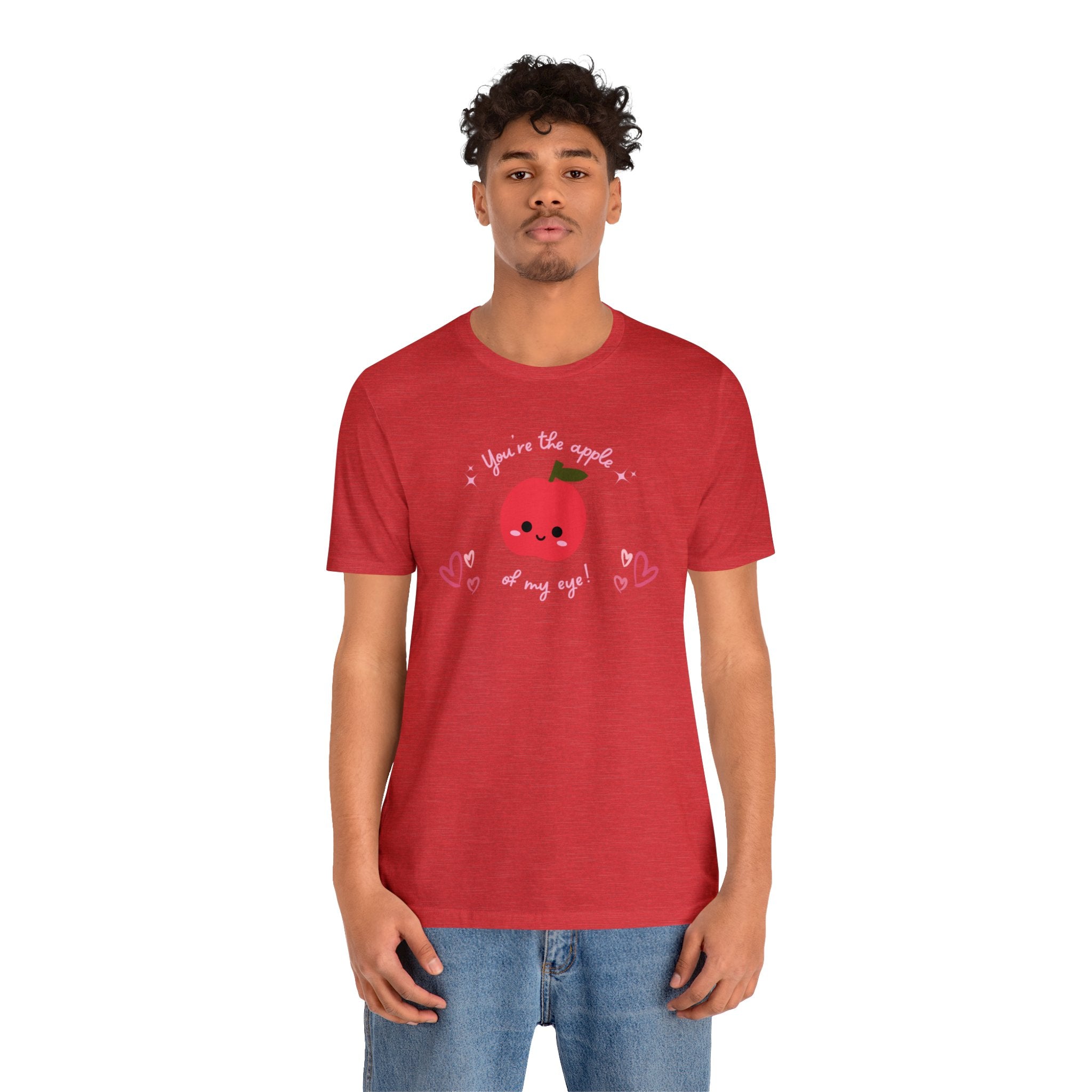 You Are The Apple Of My Eyes Unisex Jersey Short Sleeve Tee