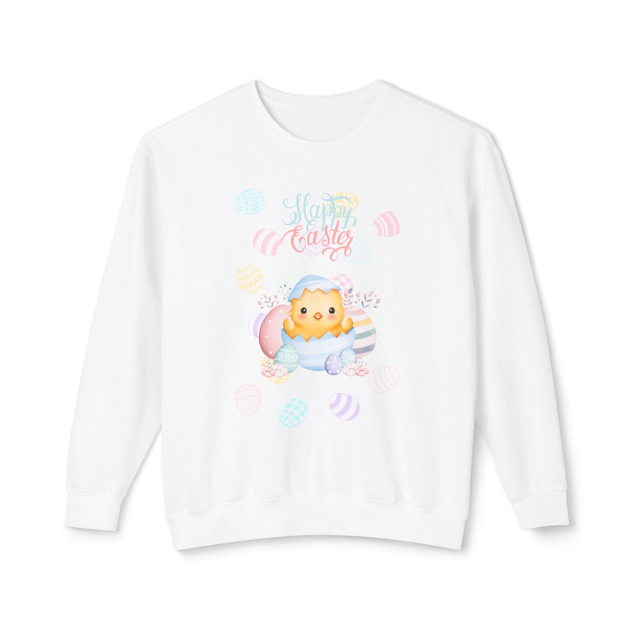 Chick Happy Easter Crewneck Sweatshirt