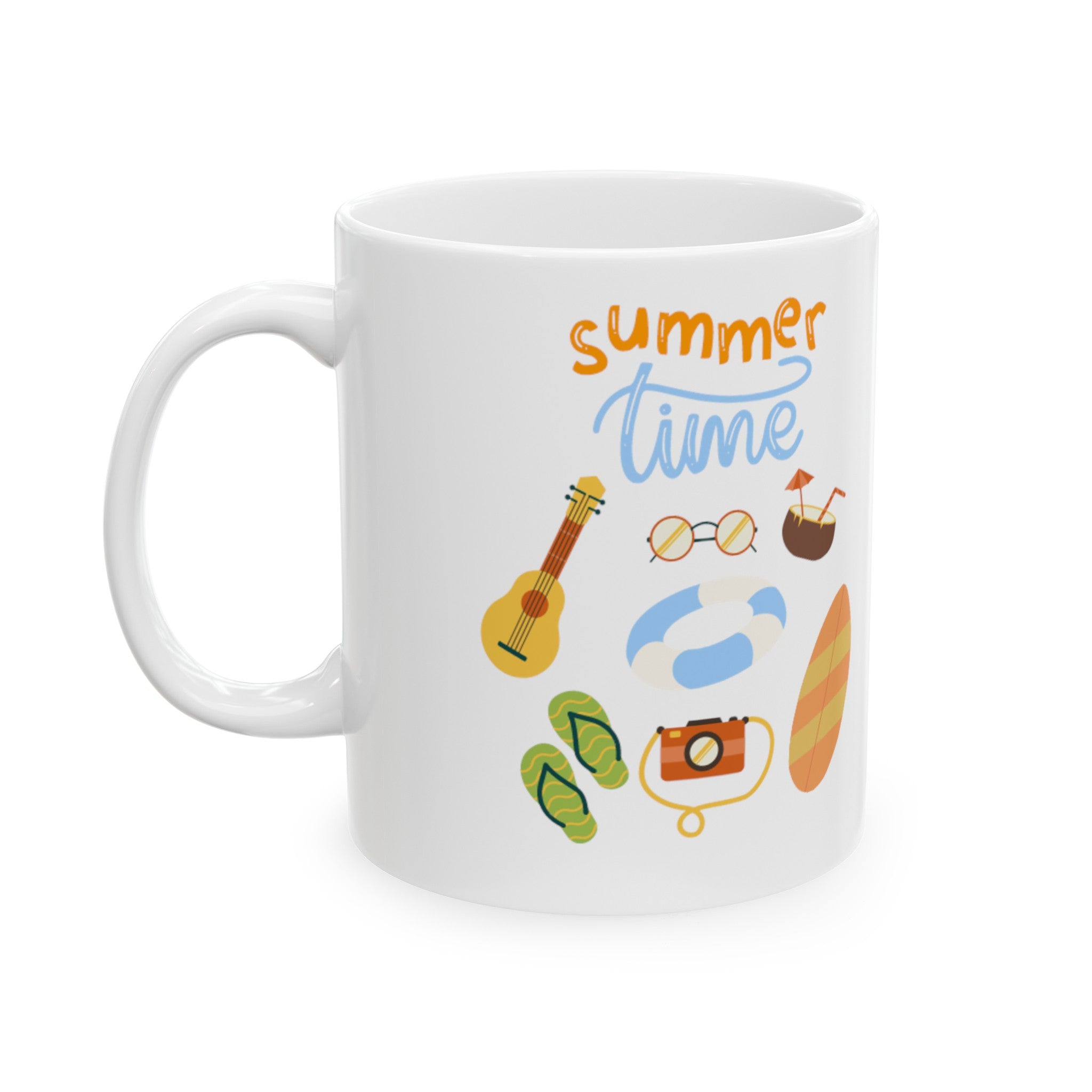 Summertime Fun Ceramic Mug, (11oz, 15oz)