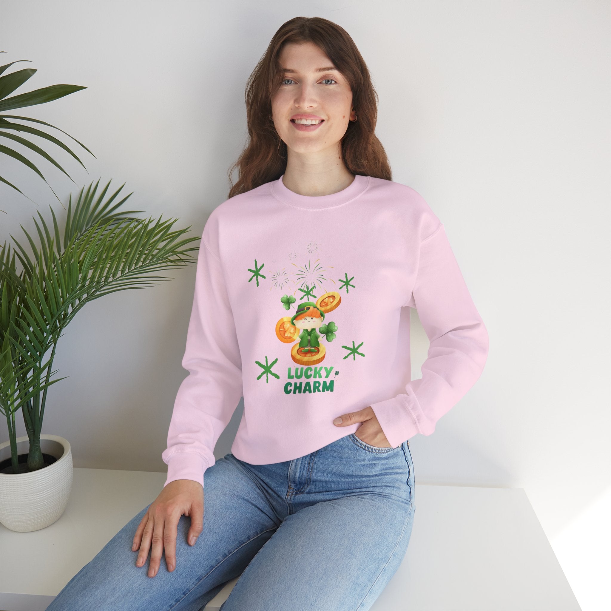 Lucky Charm Unisex Heavy Blend™ Crewneck Sweatshirt