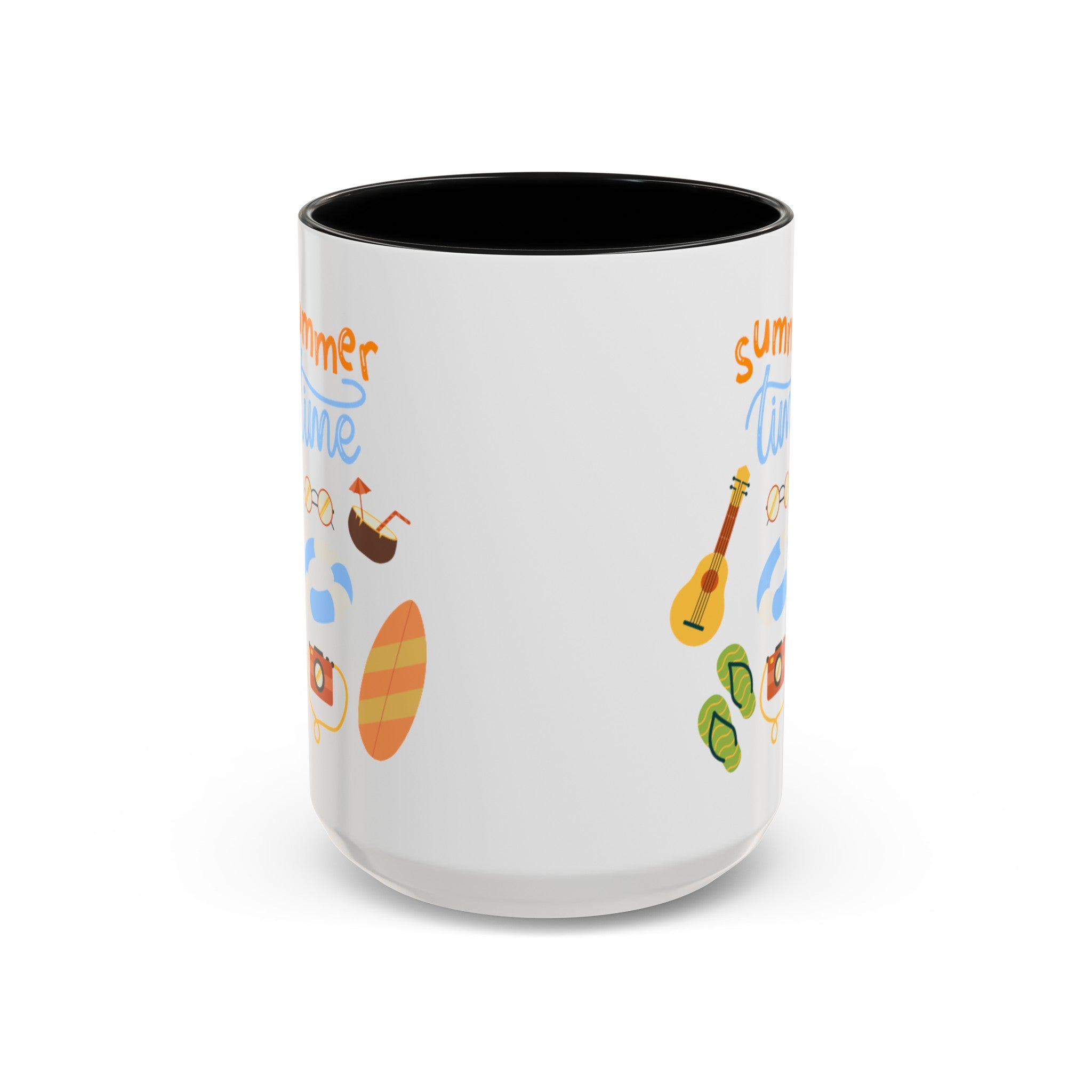 Summertime Fun Accent Coffee Mug (11, 15oz)