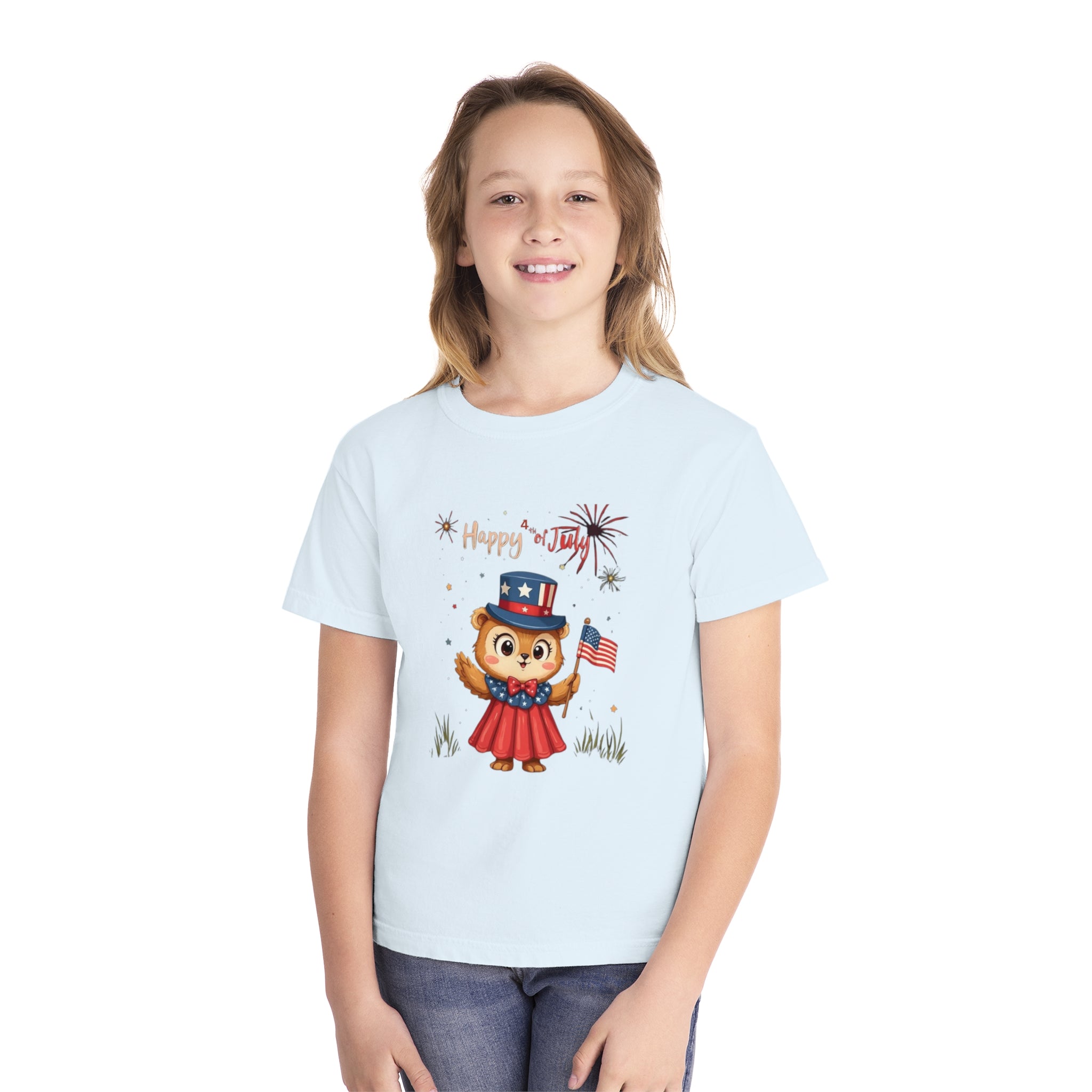 Happy Independence Day Youth Midweight Tee