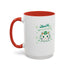 Kiss Me I'm Irish Cat  Accent Mug