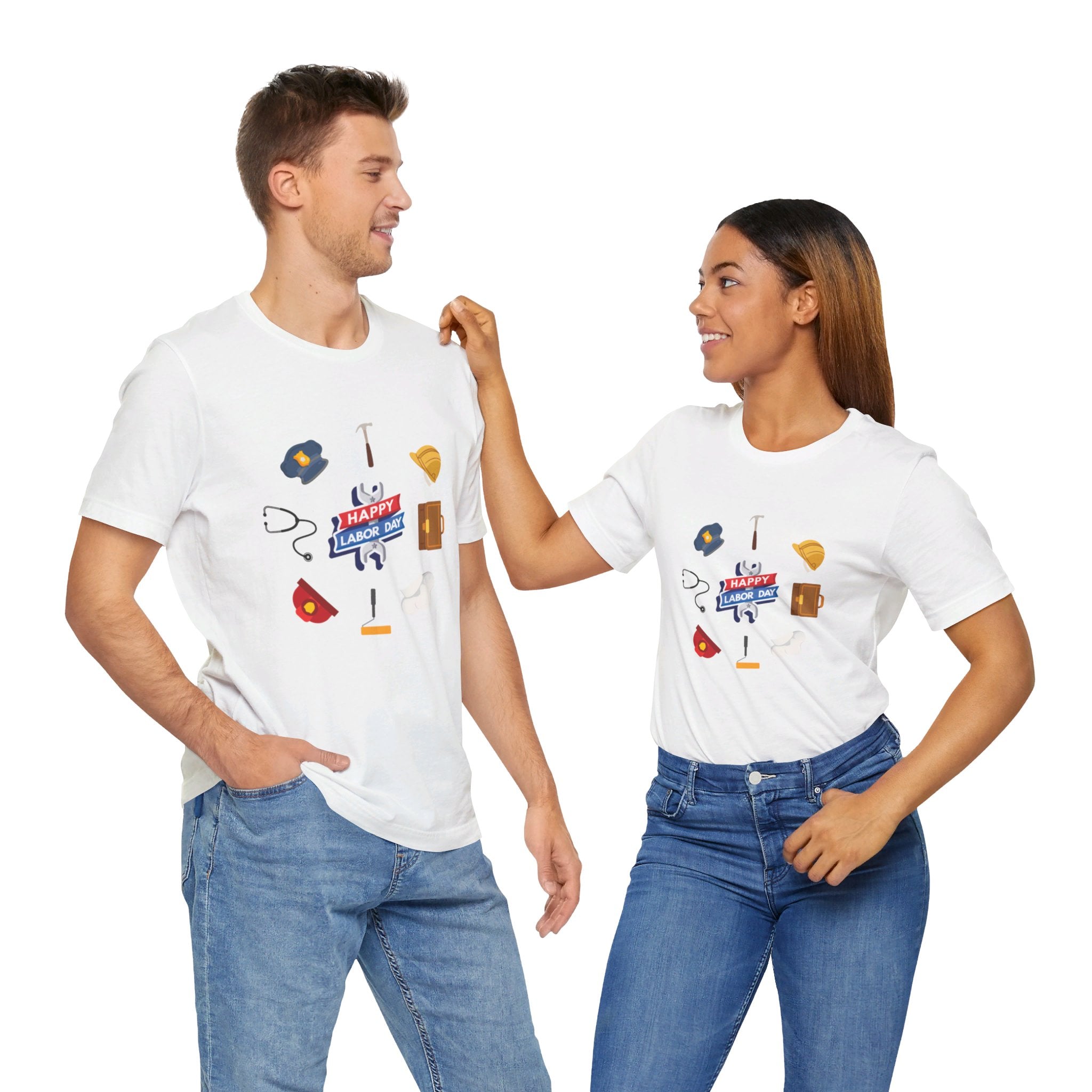 Happy Labor Day Wishes Unisex Jersey Short Sleeve Tee