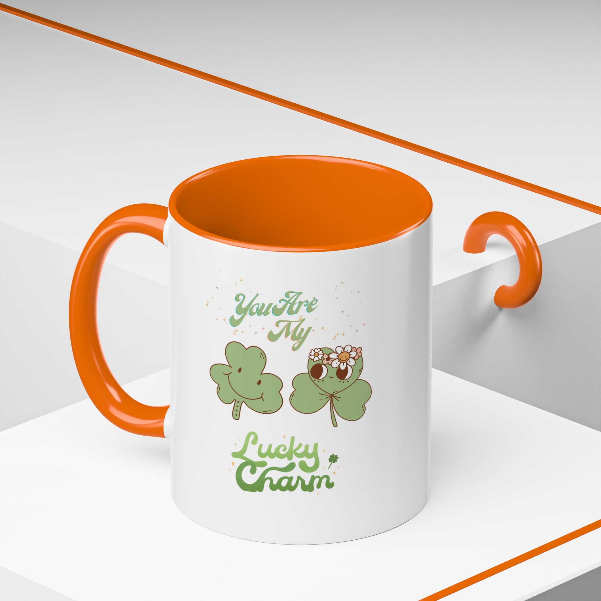 You're my Lucky Charm Accent Coffee Mug - St. Patrick's Day Gift