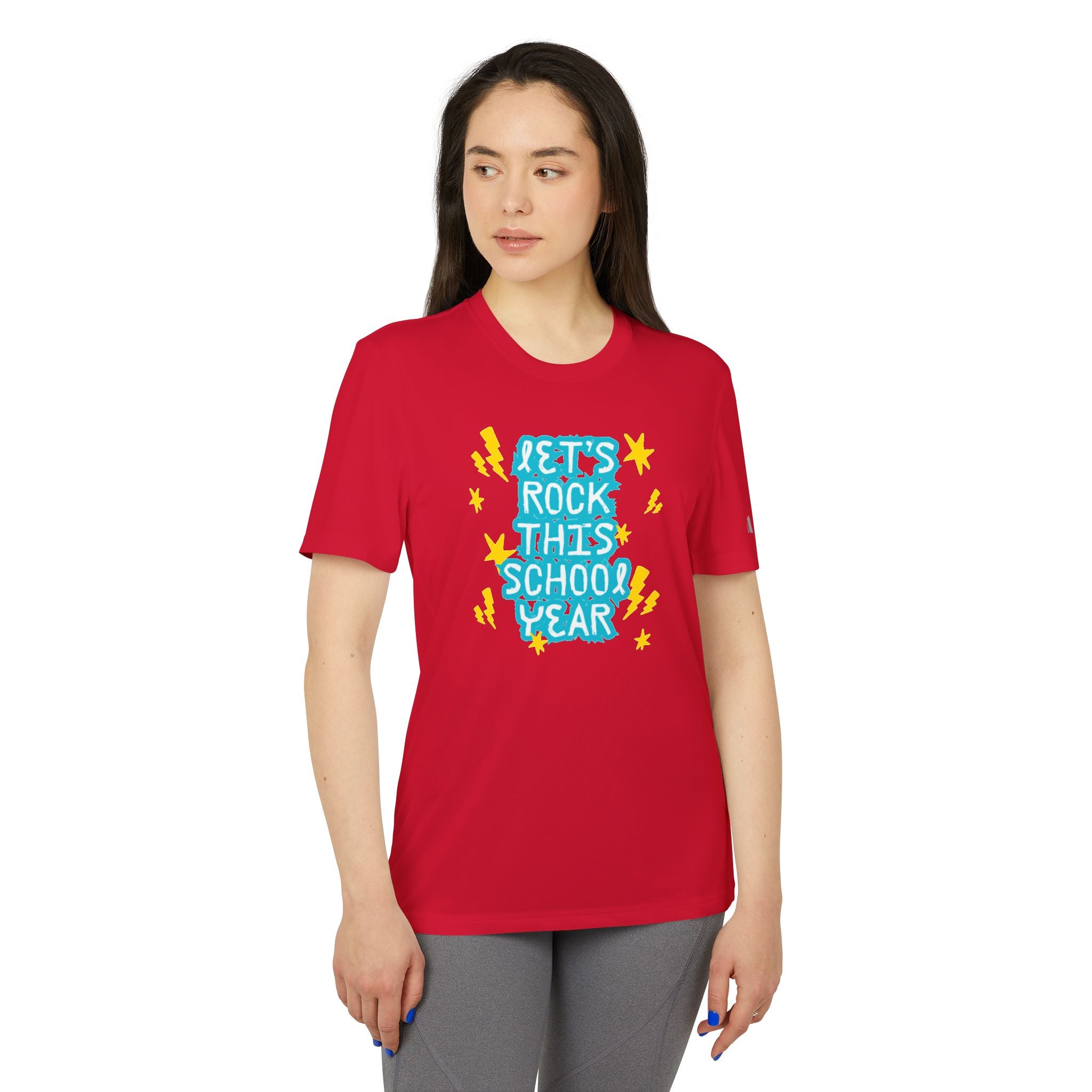 Let's Rock This School Year adidas® Unisex Sport T-shirt