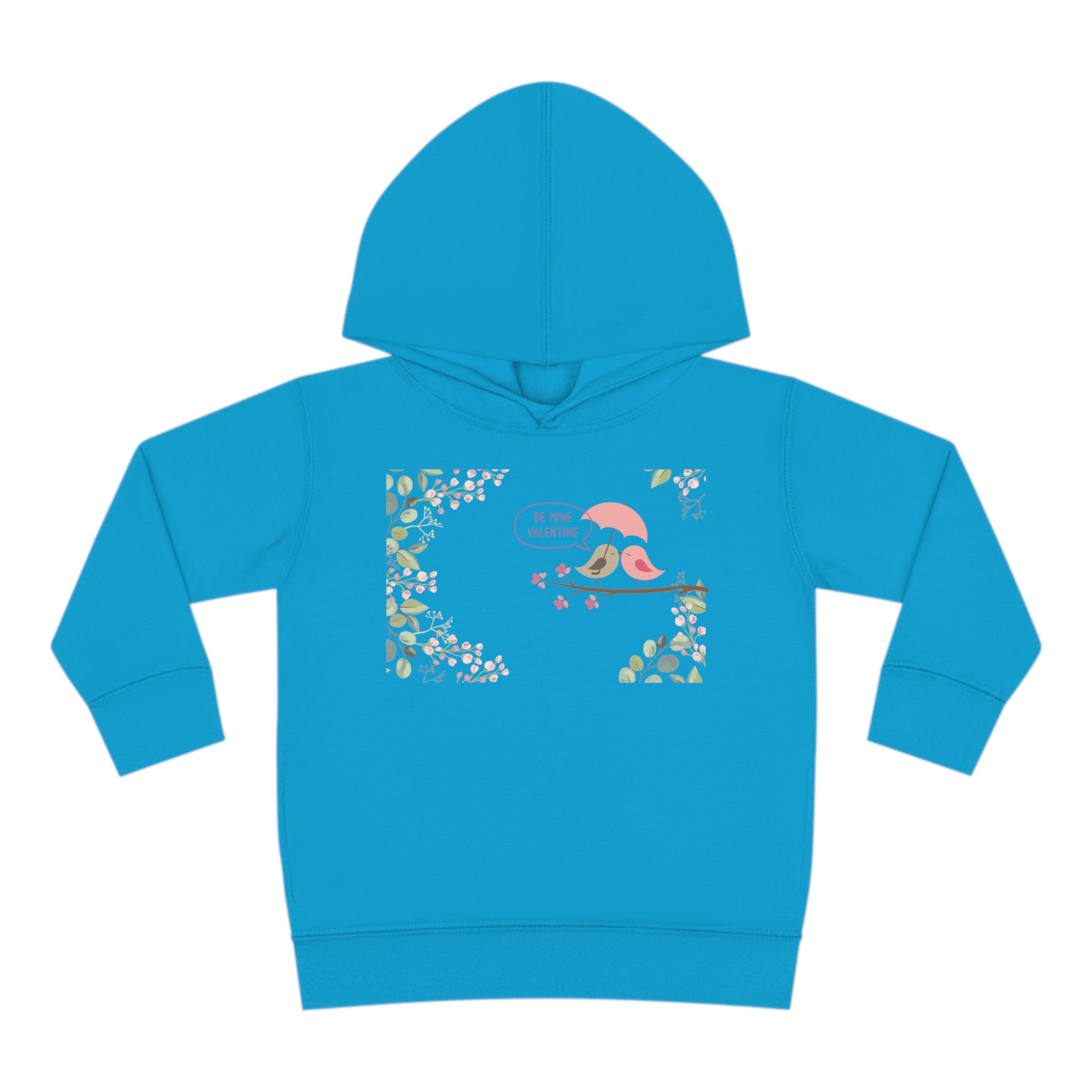 Happy Valentine's Day Lovers Toddler Pullover Fleece Hoodie