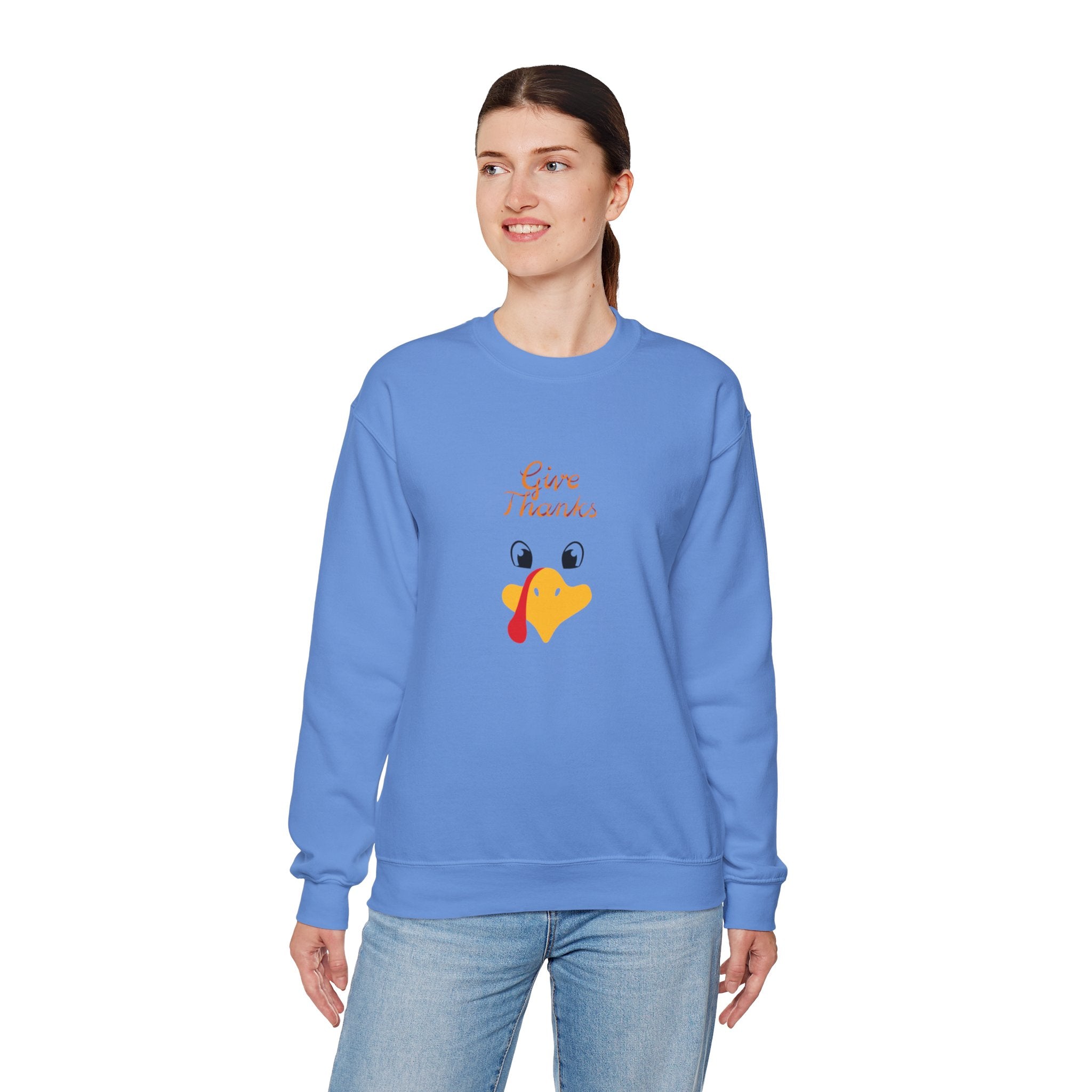 Give Thanks Unisex Heavy Blend™ Crewneck Sweatshirt