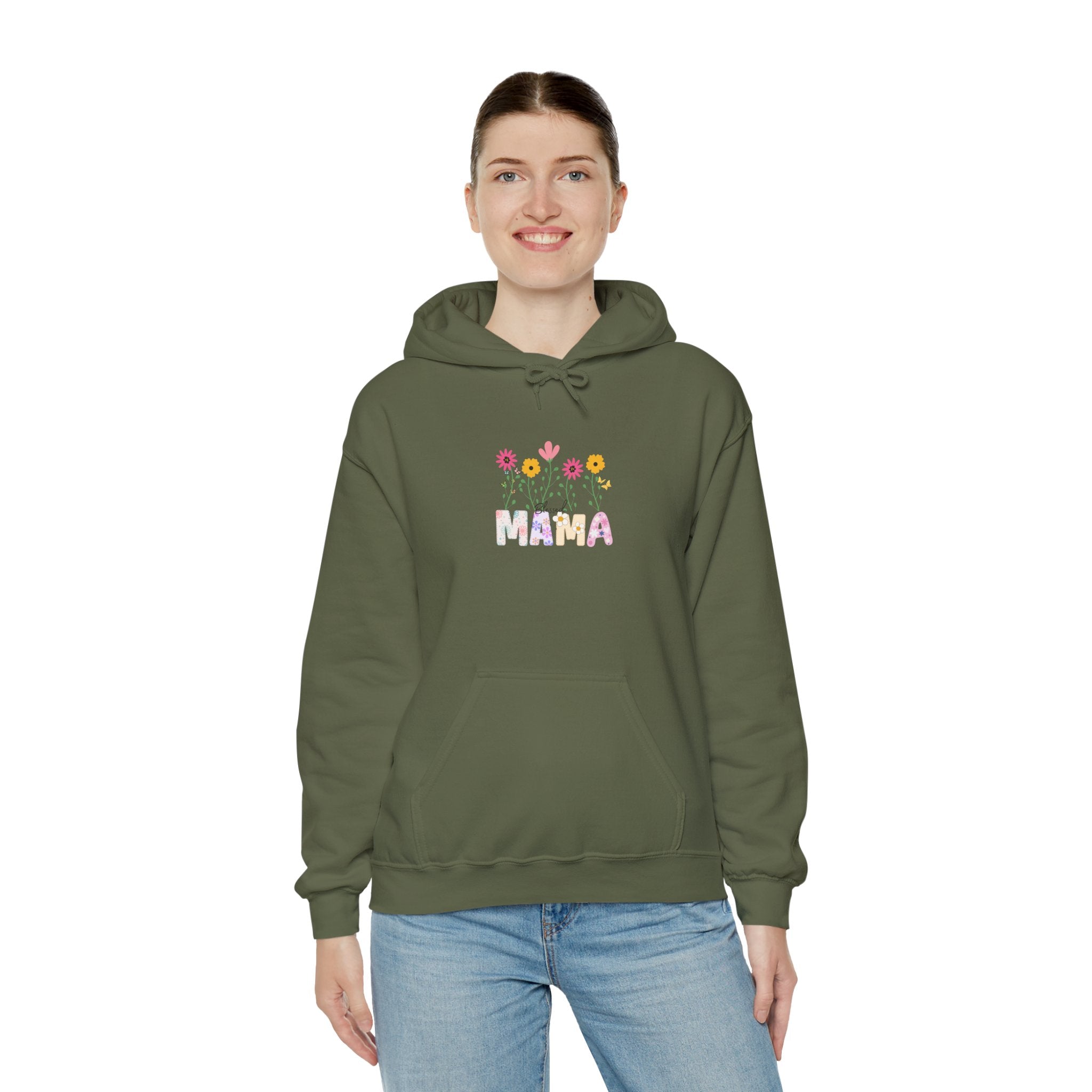 Blessed Mama Sweatshirt Cozy Unisex Heavy Blend™
