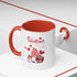 Gnome Valentine's Day Accent Coffee Mug (11, 15oz)