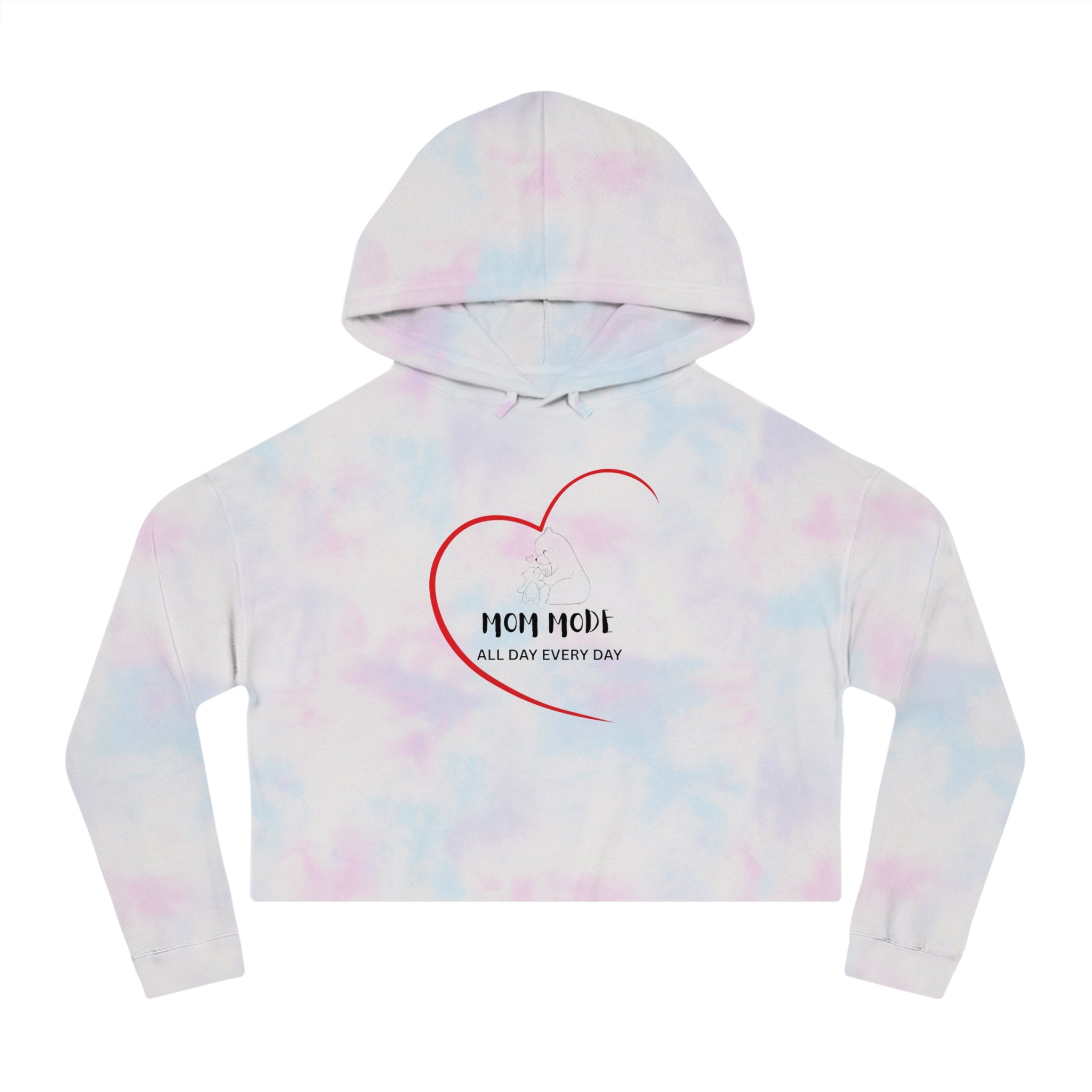 Mom Mode Cropped Hoodie