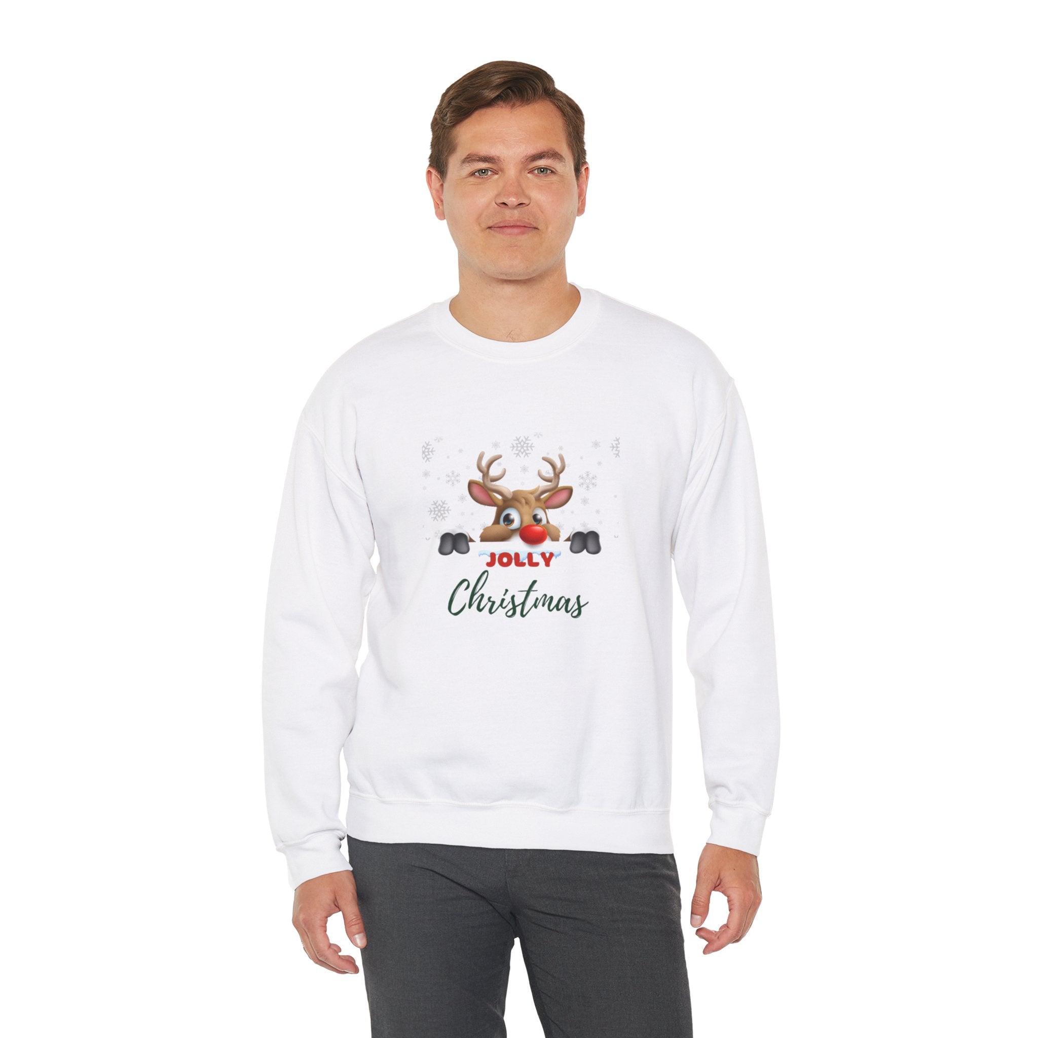 Jolly Christmas Unisex Heavy Blend™ Crewneck Sweatshirt