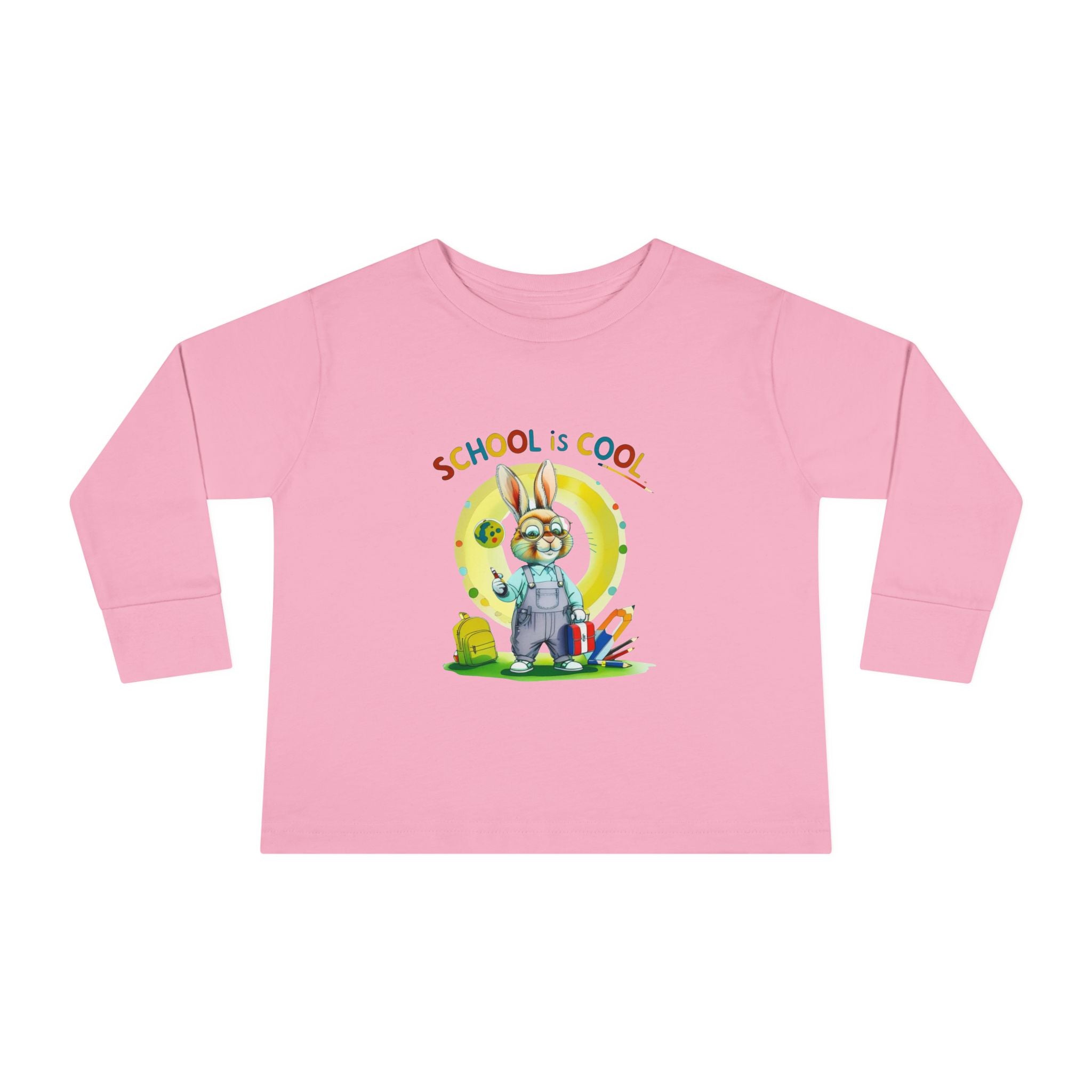School is Cool Toddler Long Sleeve Tee