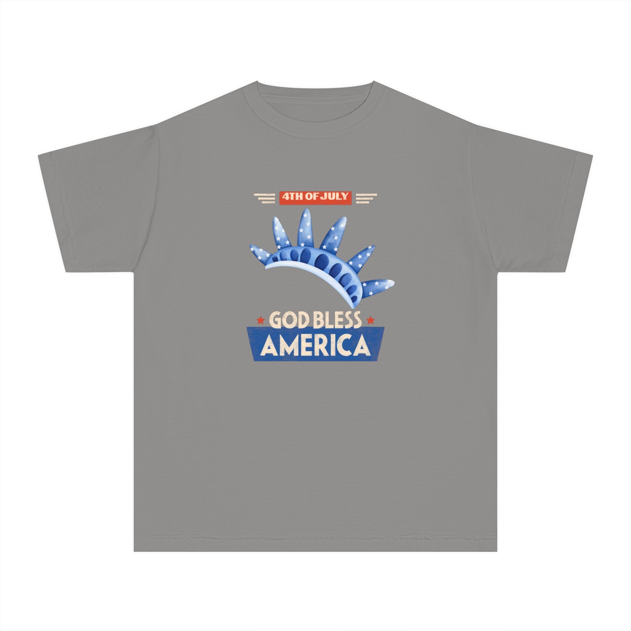 God Bless America Youth Midweight Tee