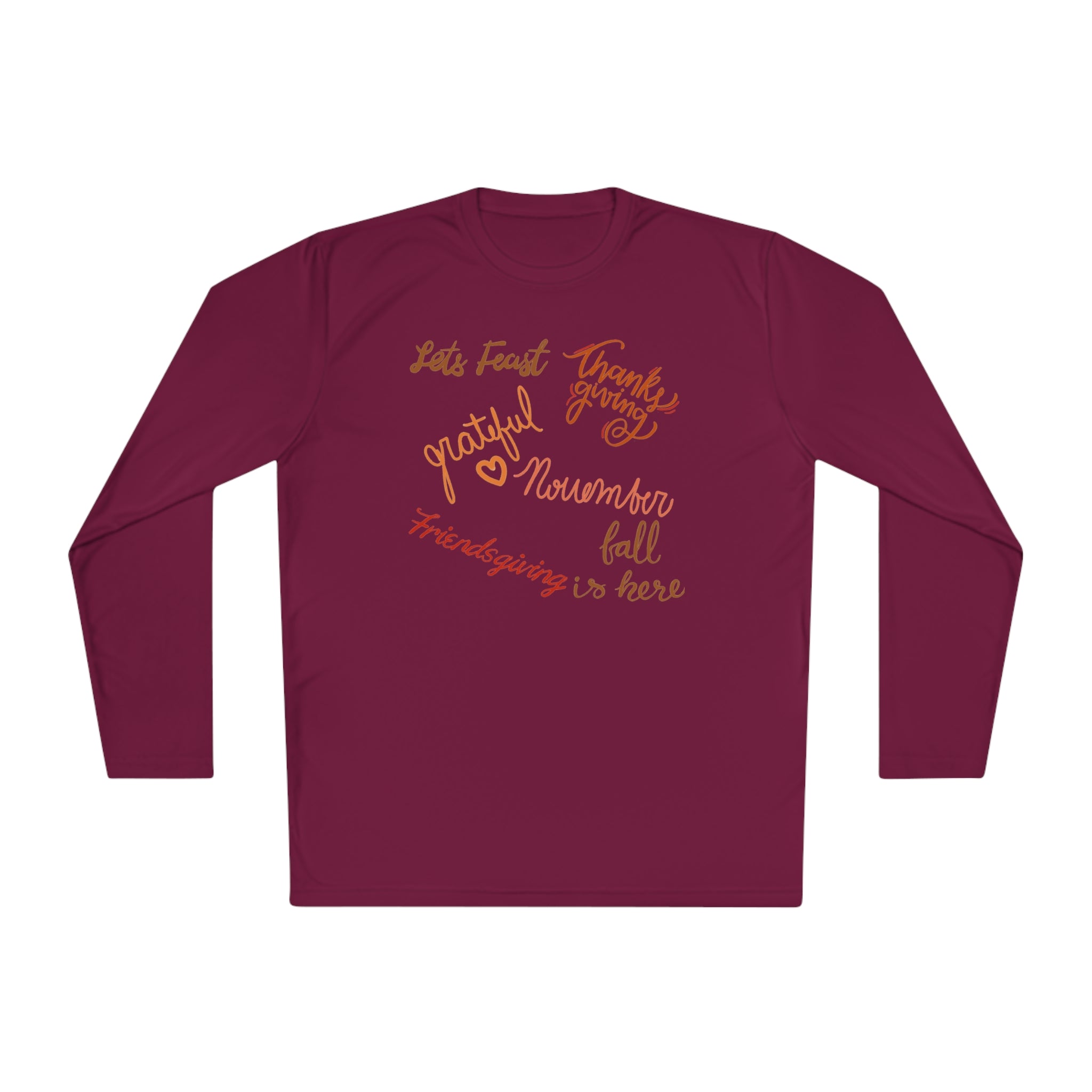 Thanksgiving Season Unisex Lightweight Long Sleeve Tee
