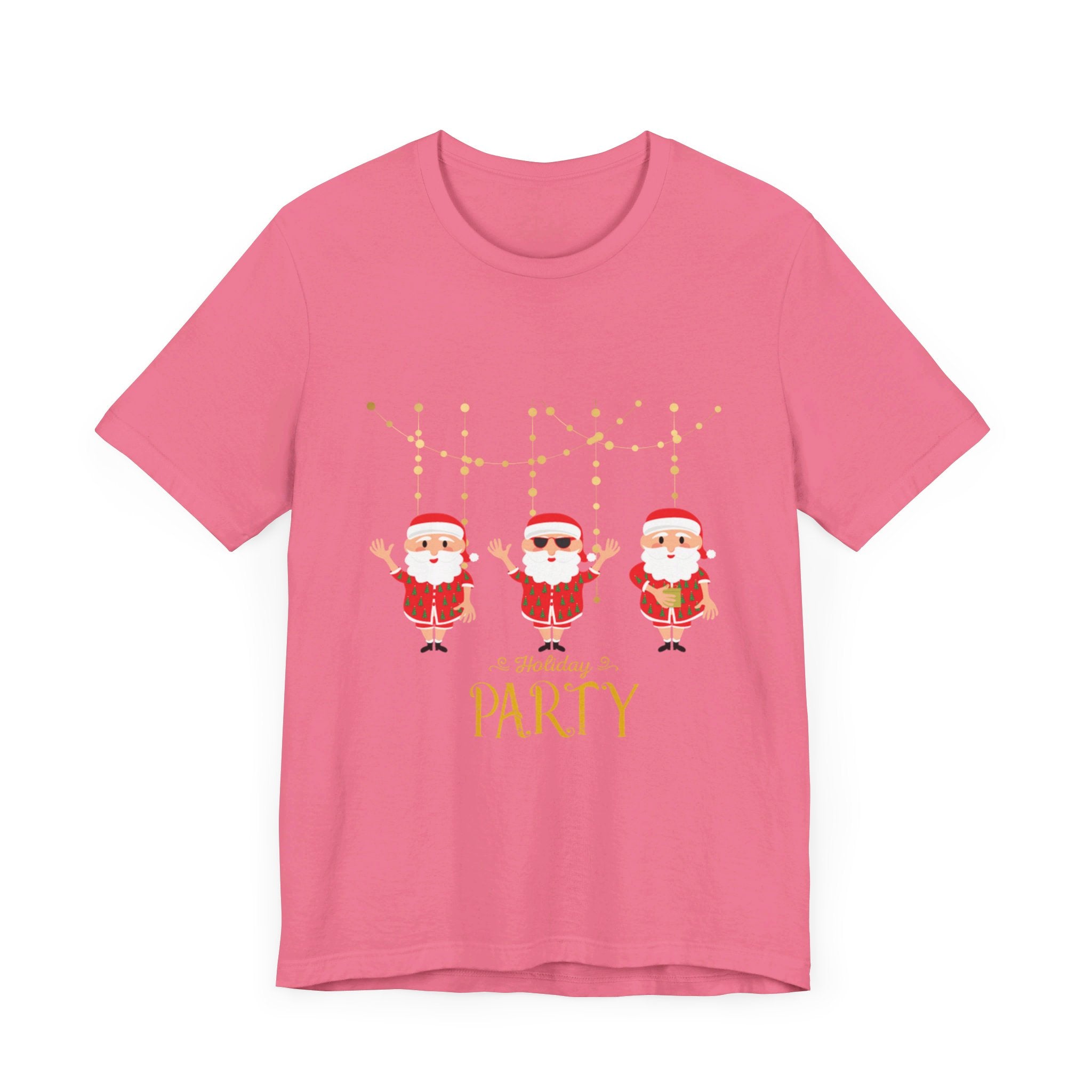 Santa's Holiday Party Unisex Jersey Short Sleeve Tee