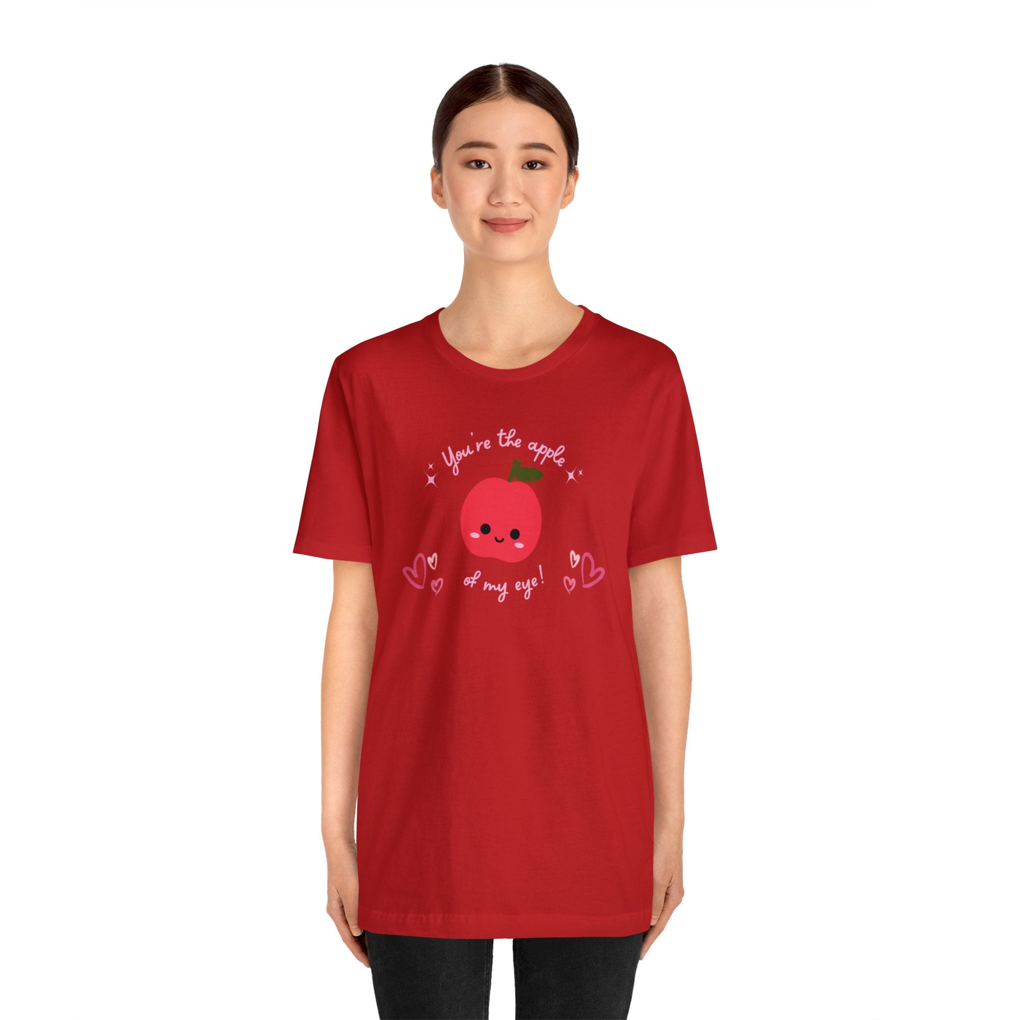 You Are The Apple Of My Eyes Unisex Jersey Short Sleeve Tee