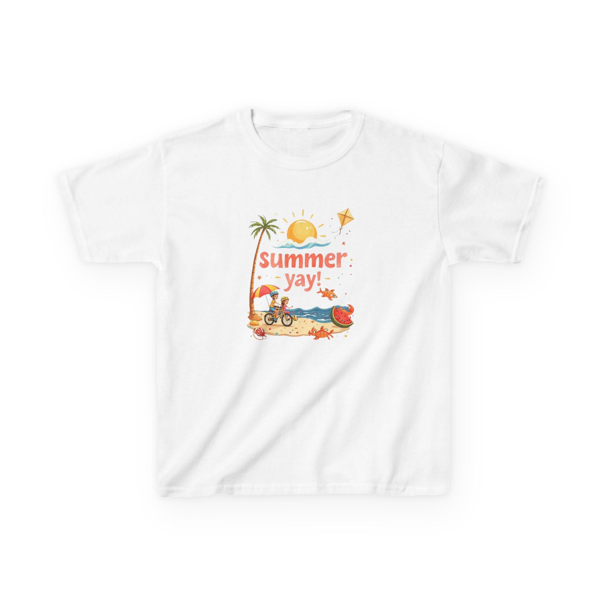Summer Yay! Tee Kid's Heavy Cotton