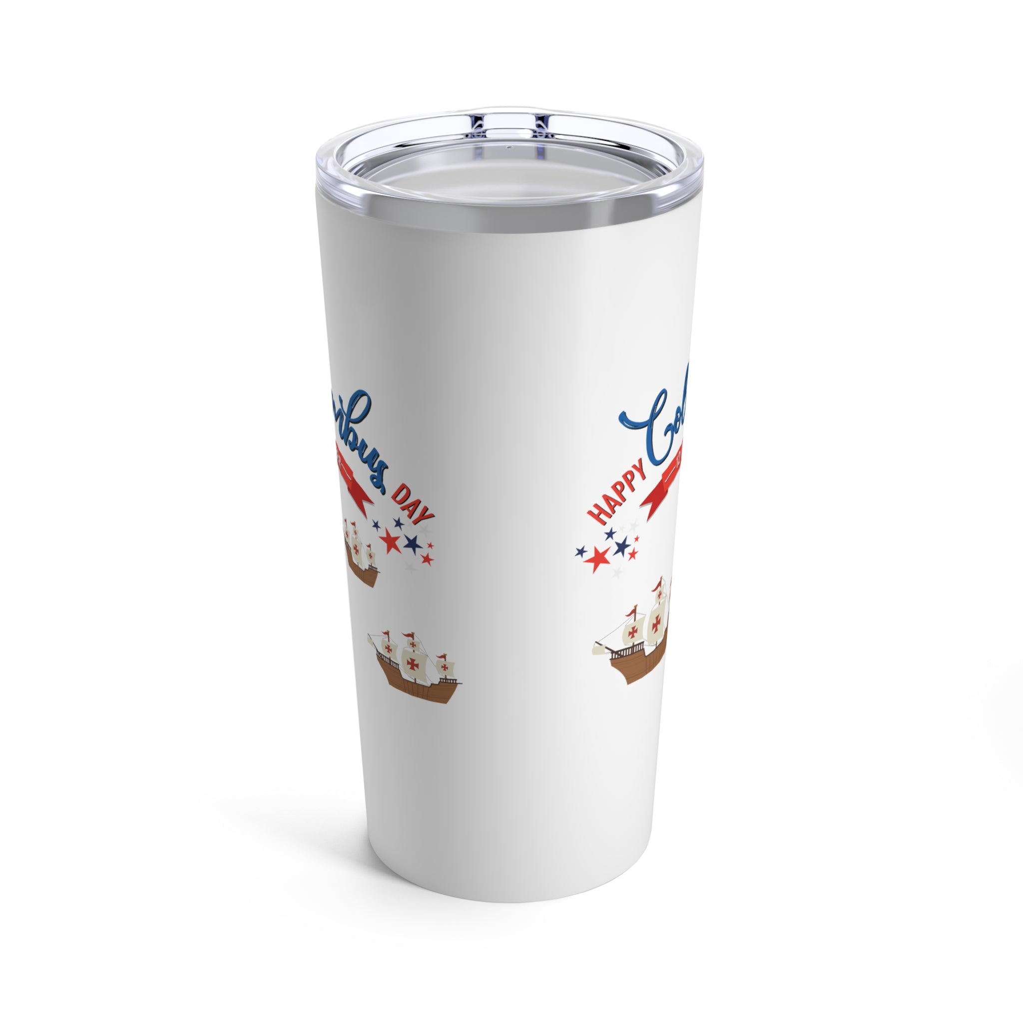 Happy Columbus Day Tumbler 20oz