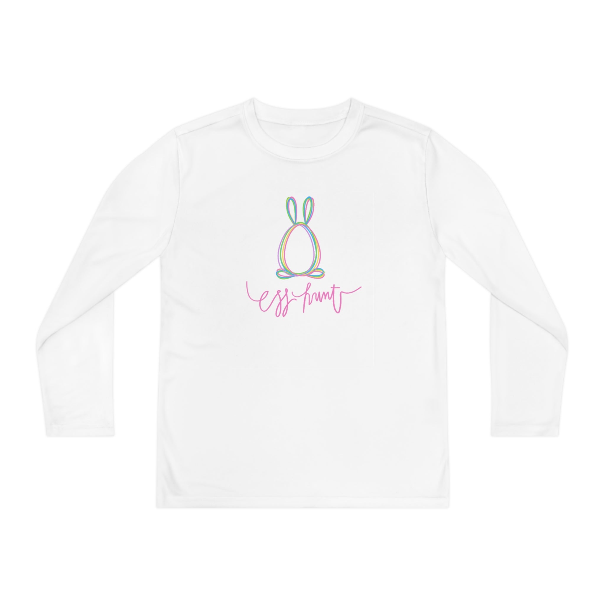 Egg Hunt Youth Long Sleeve Competitor Tee