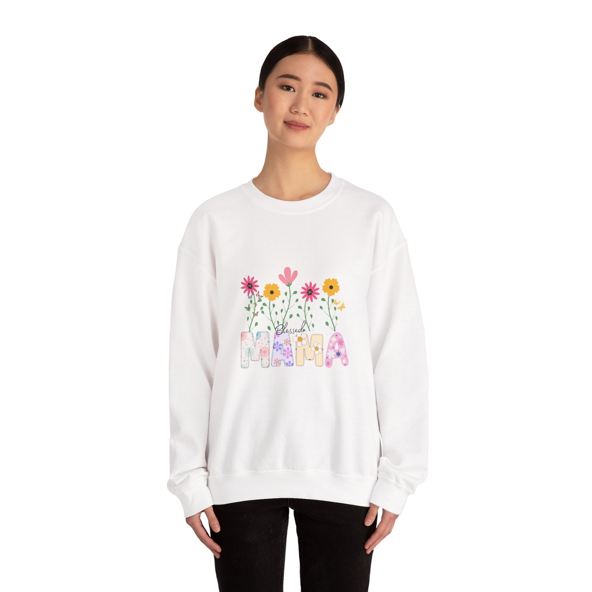Blessed Mama Crewneck Sweatshirt