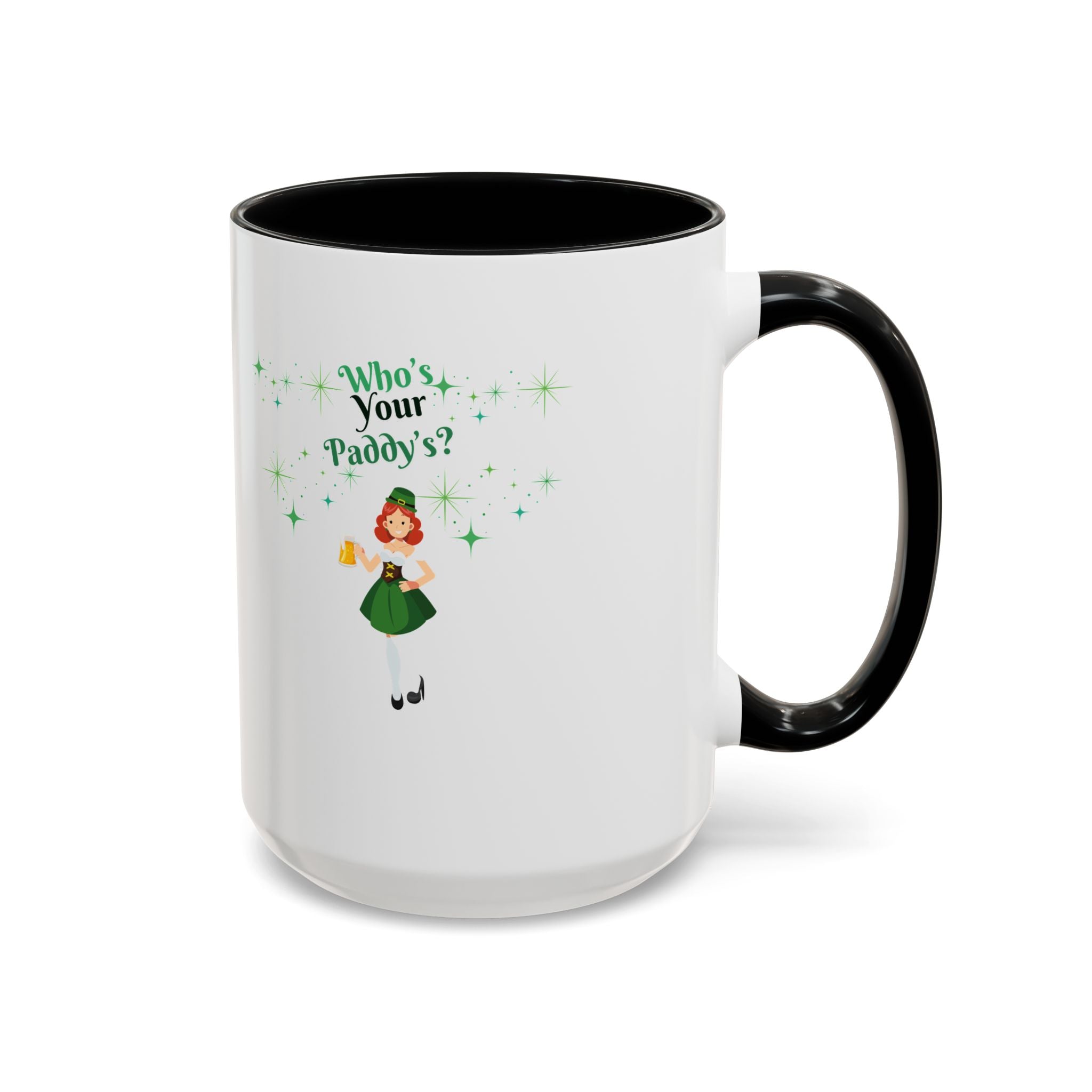 Who's Your Paddy's? Accent Coffee Mug