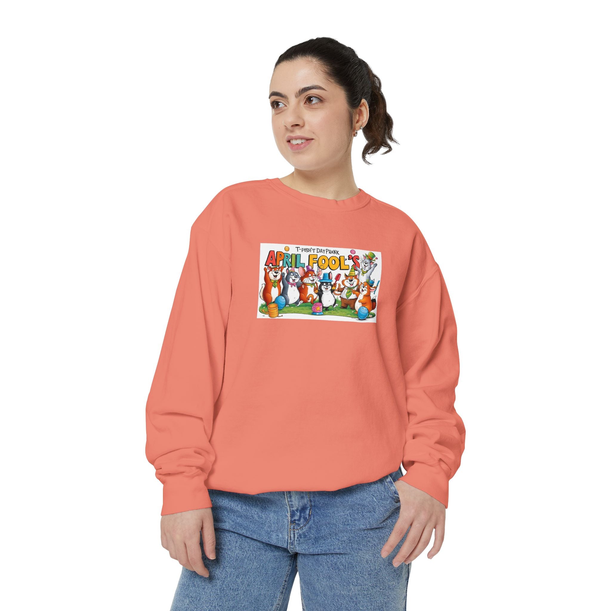 T-Pish'-T Day Prank Cartoon Sweatshirt
