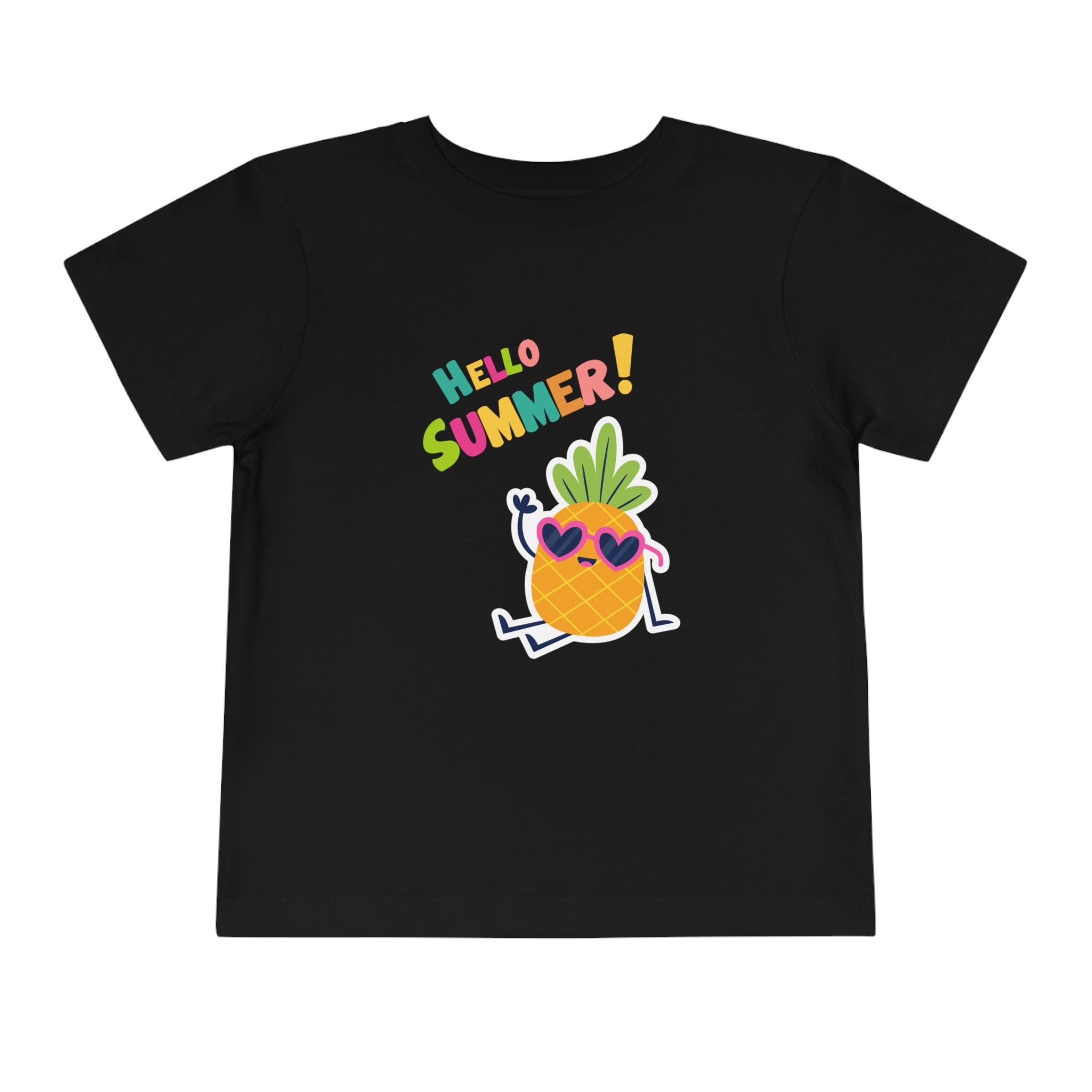 Hello Pineapple Summer Toddler Short Sleeve Tee
