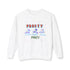 Frosty Party Unisex Lightweight Crewneck Sweatshirt