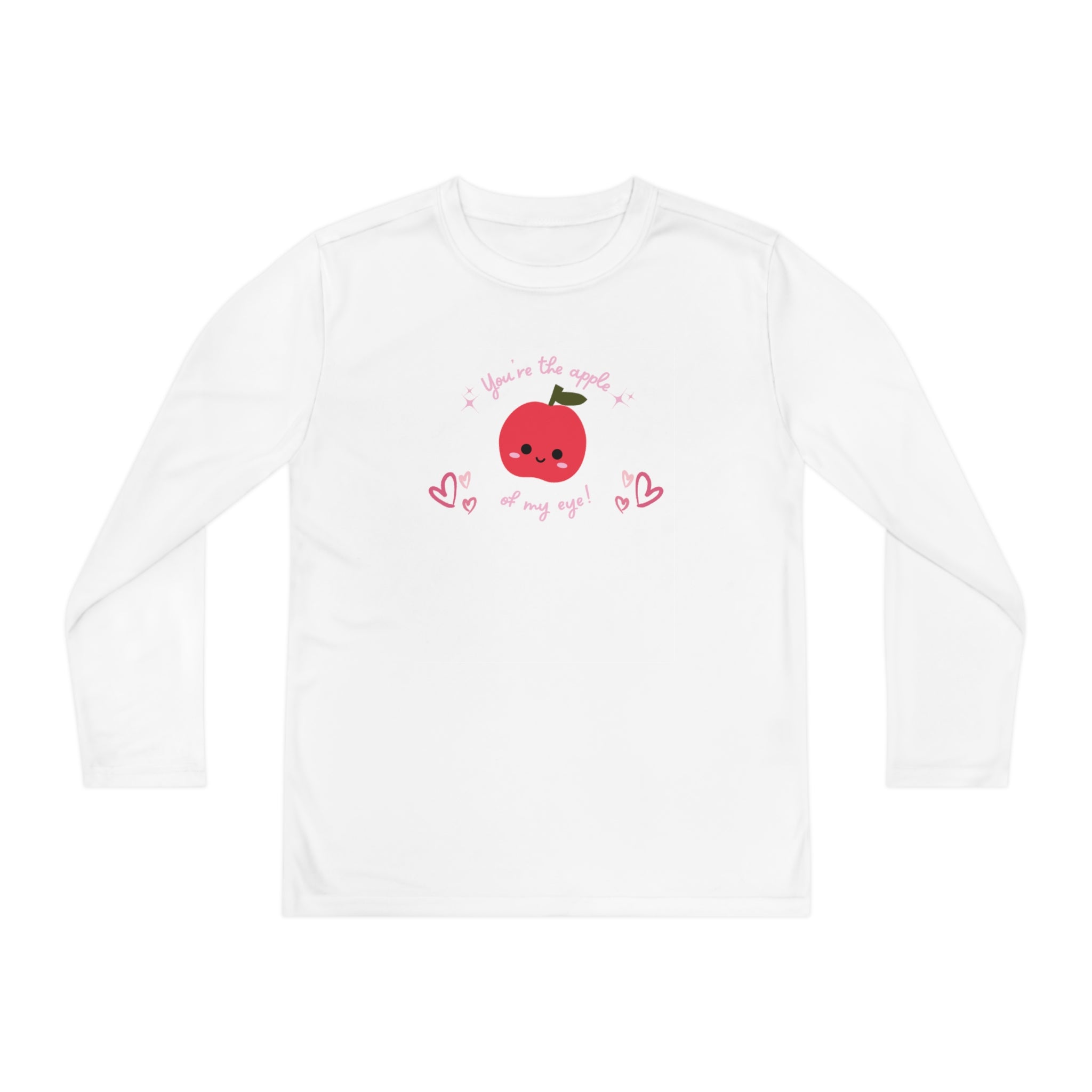 You Are The Apple Of My Eyes Youth Long Sleeve Competitor Tee
