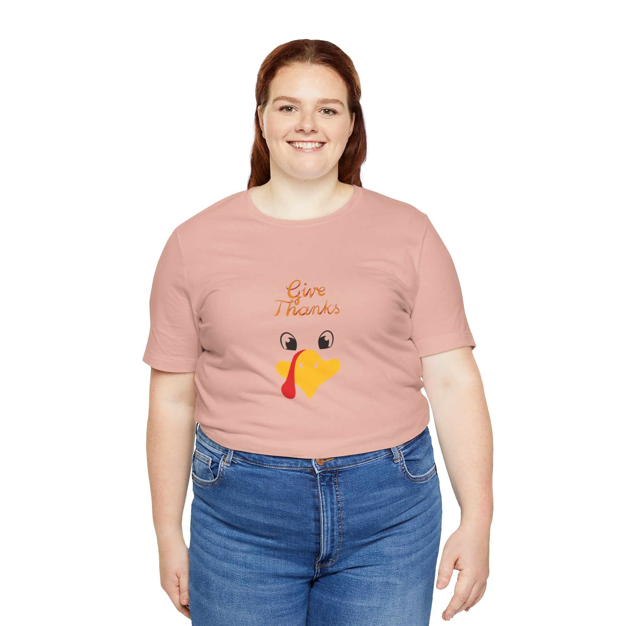 Give Thanks Unisex Jersey Short Sleeve Tee