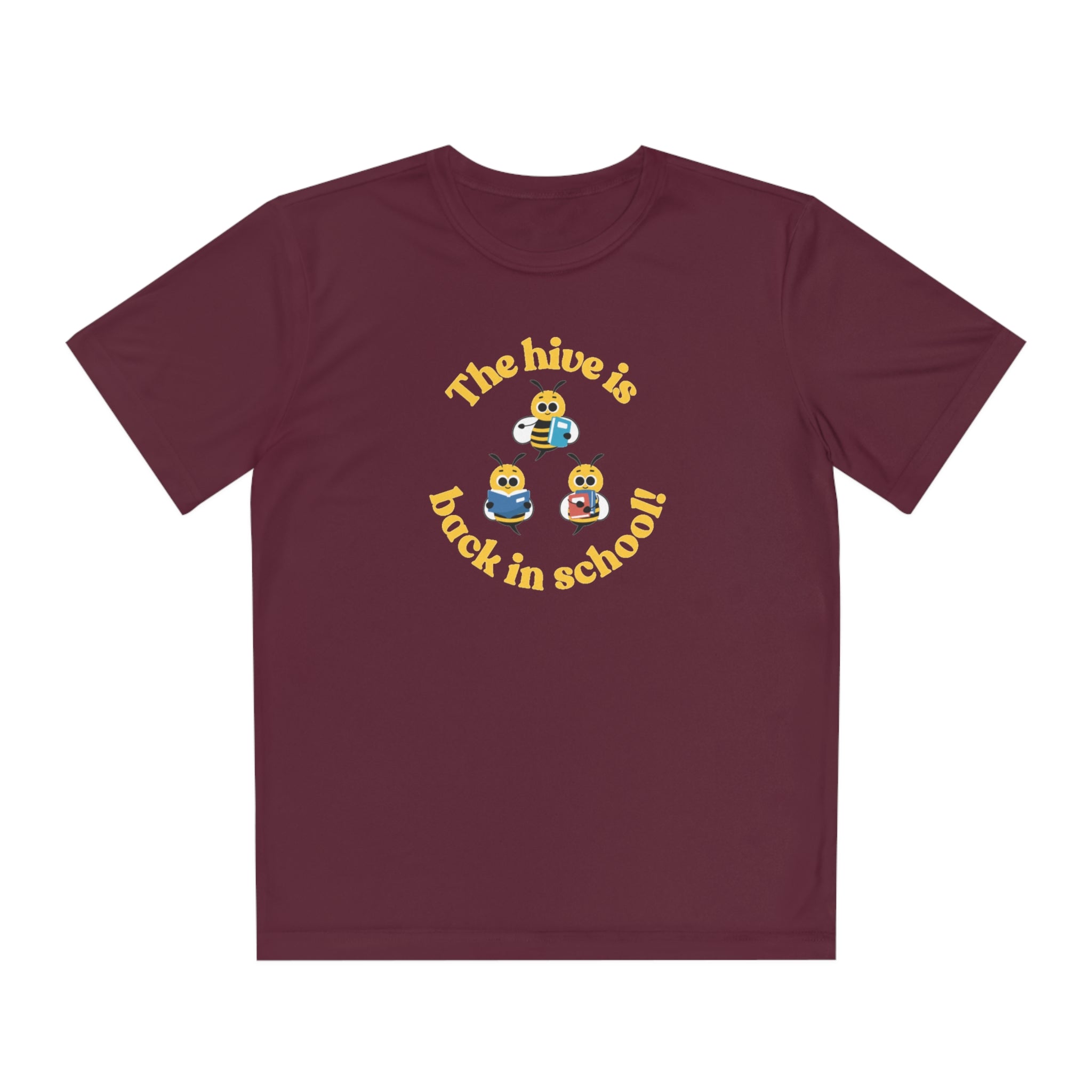 The Hive Is Back In School Youth Competitor Tee