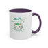 Kiss Me I'm Irish Cat  Accent Mug