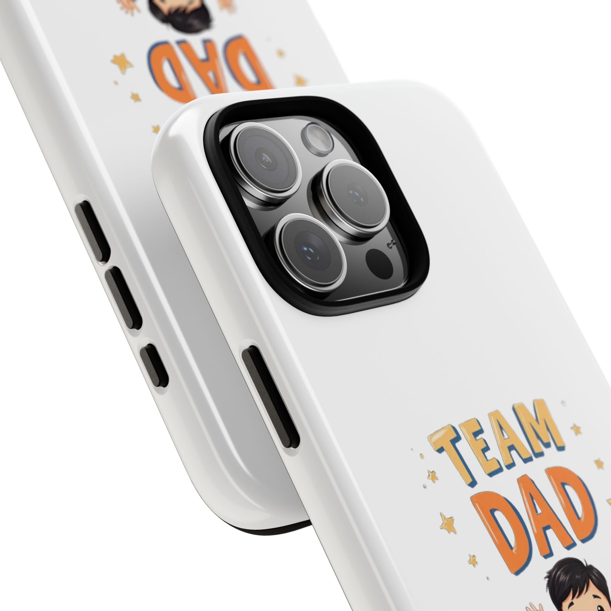Team Dad Phone Case, Fun Gift for Fathers, Durable Phone Protector, Cute Dad Team Merchandise, Father's Day Special