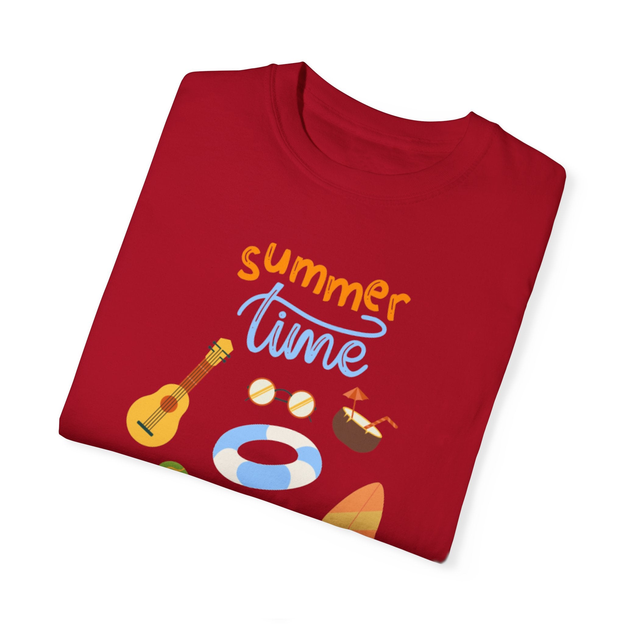 Summertime Fun Unisex Garment-Dyed T-shirt