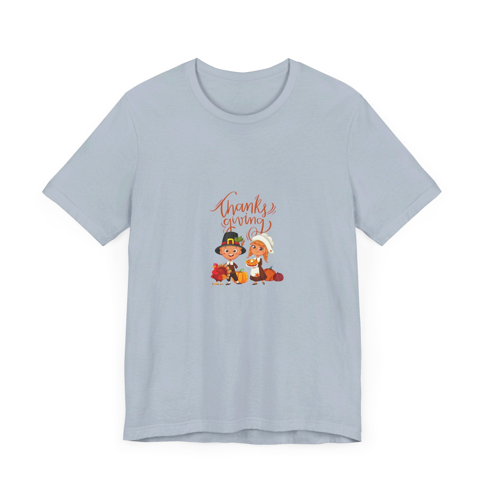 Happy Thanksgiving Unisex Jersey Short Sleeve Tee