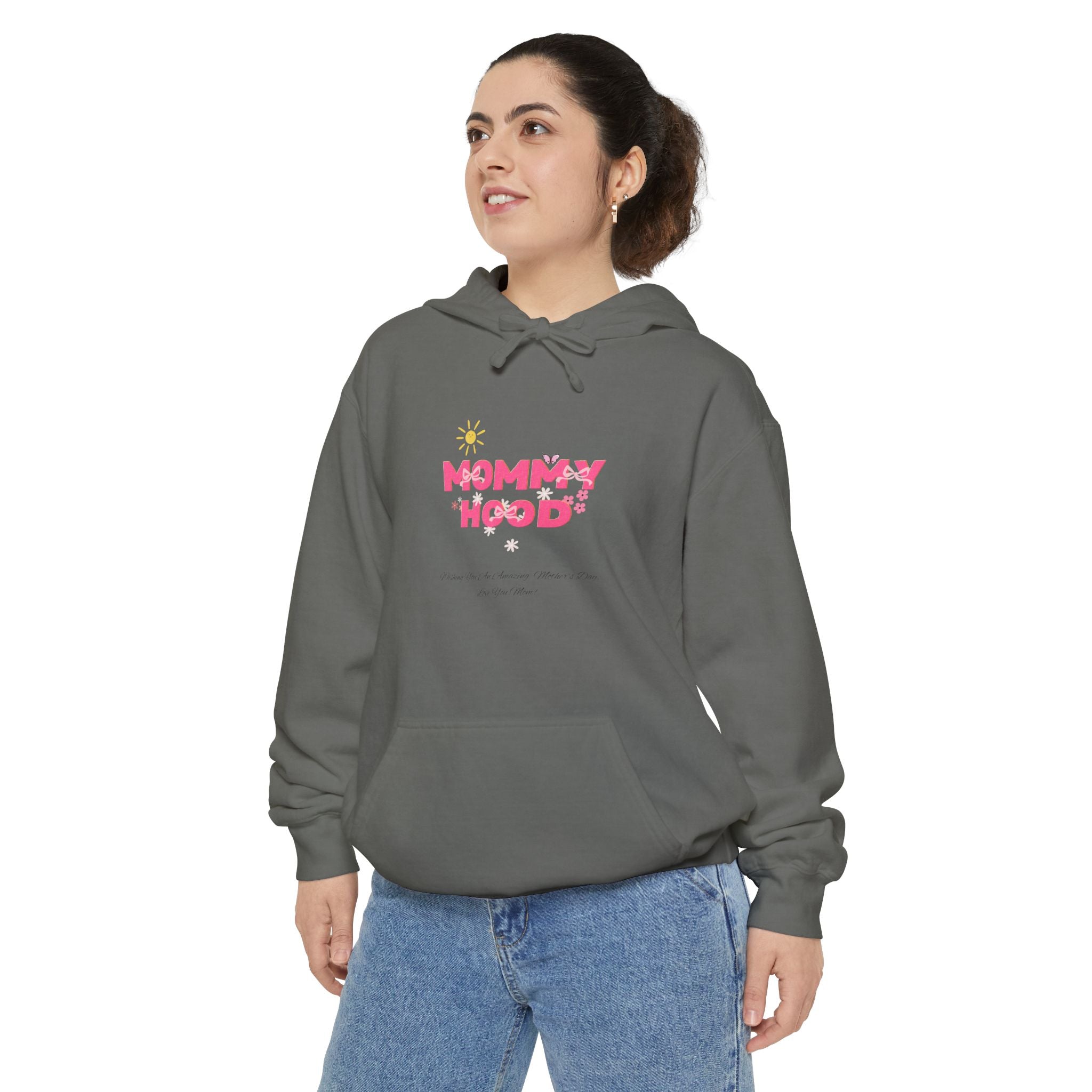 Mommy Hood Graphic Unisex Hoodie - Perfect for New Moms