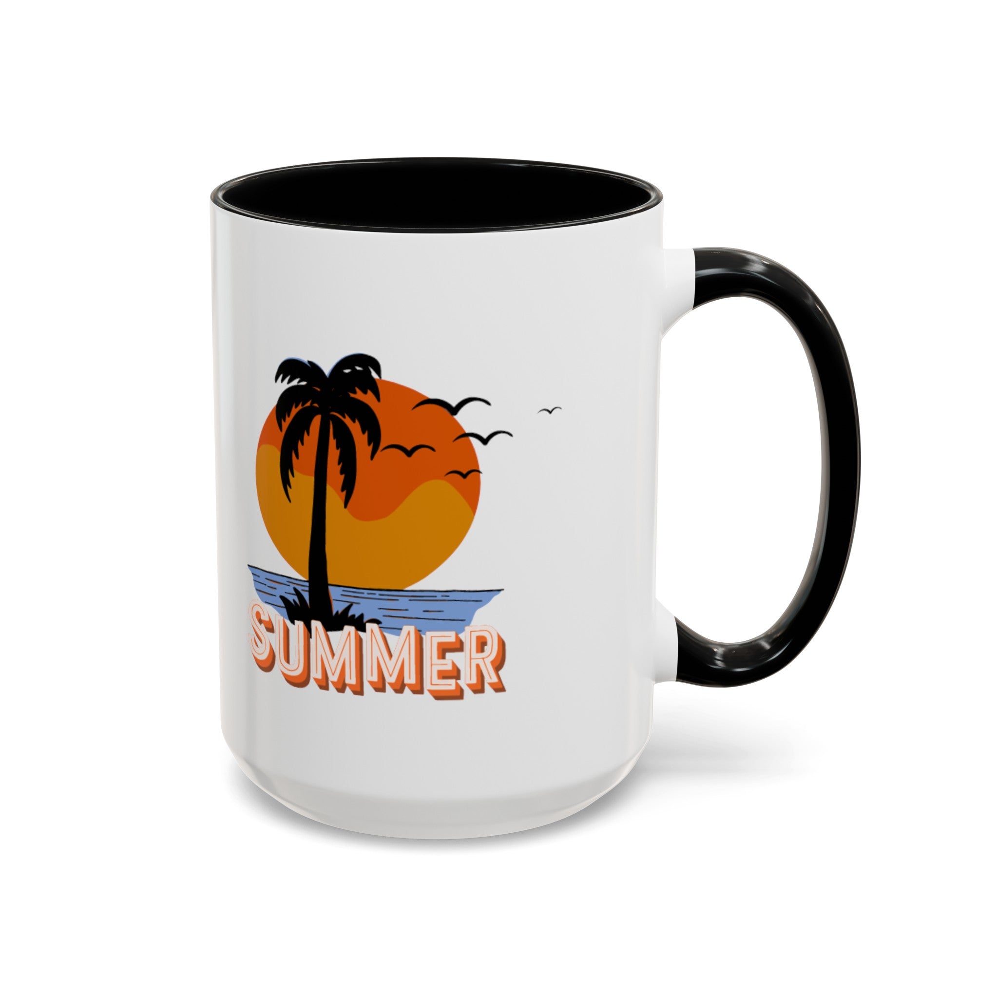 Summer Sunset Accent Coffee Mug (11, 15oz)