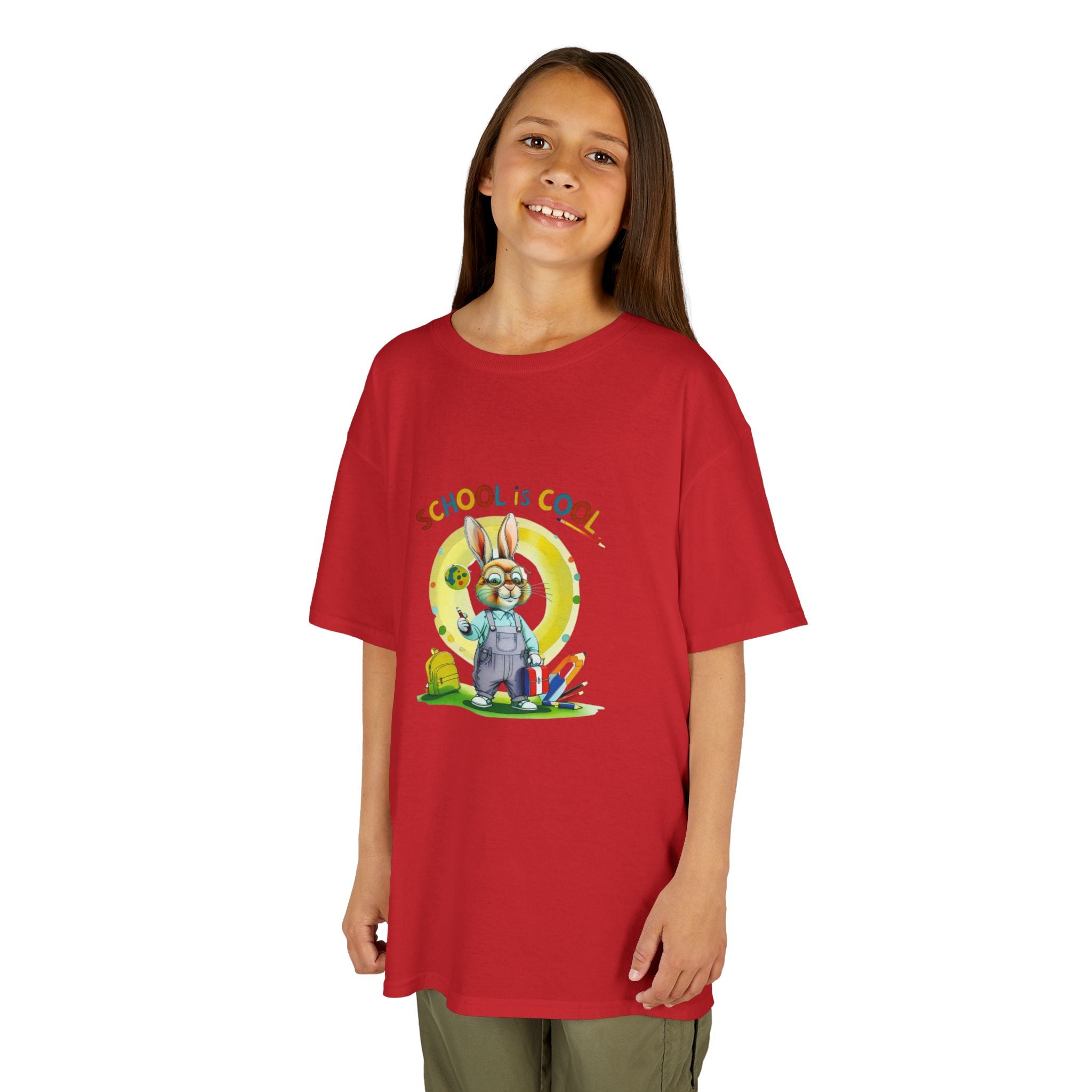 School is Cool Kids Heavy Cotton Tee