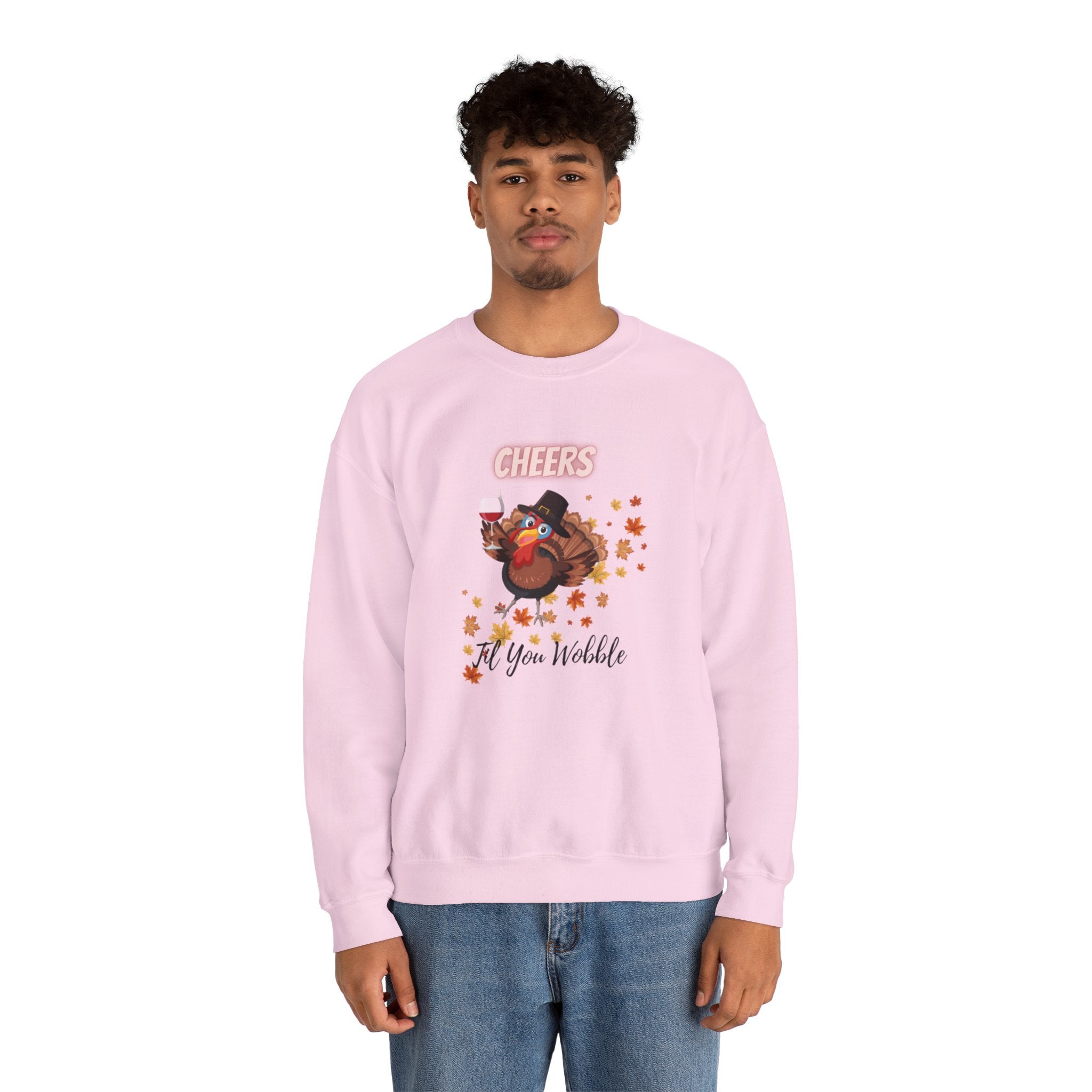 Cheers Til You Wobble Unisex Heavy Blend™ Crewneck Sweatshirt