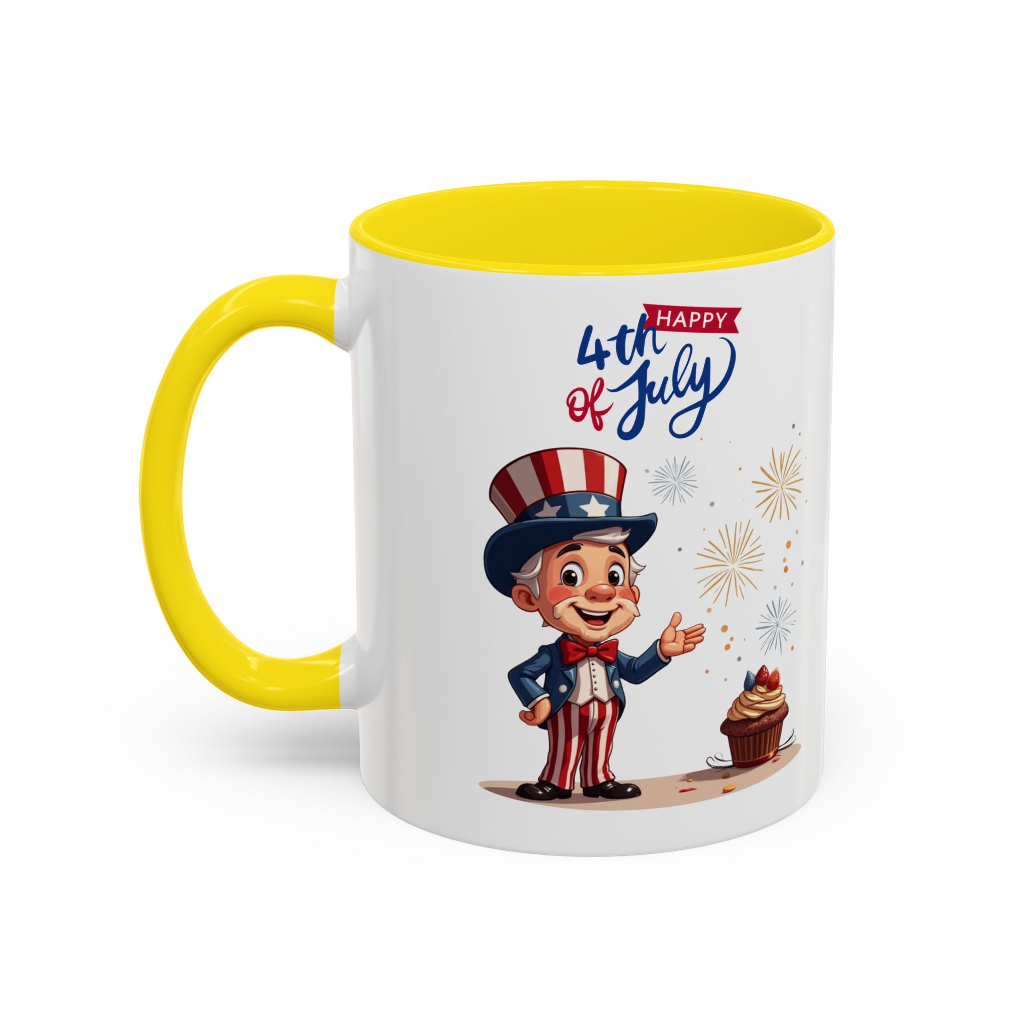 Uncle Sam Happy 4th of July Coffee Mug